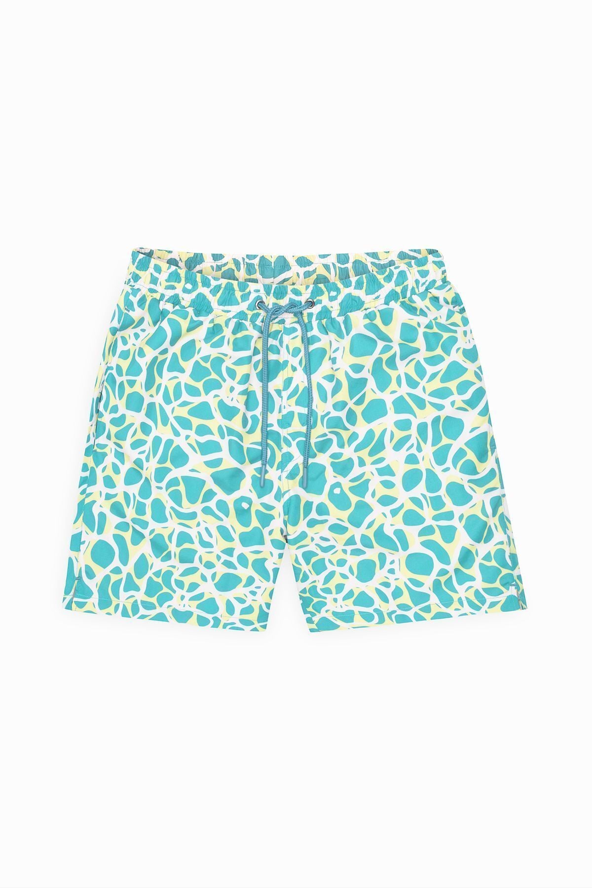 Male MINT FEEL STANDARD FIT Normal Cutting Pocket Fast Drying Patterned Mayo Sea Short