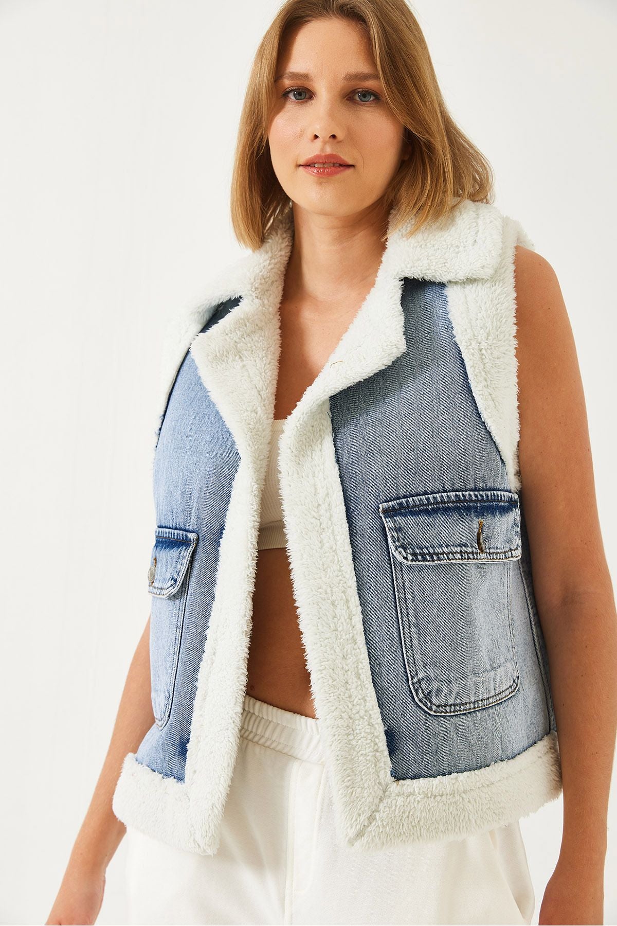 DENİM VEST 8078 60261138