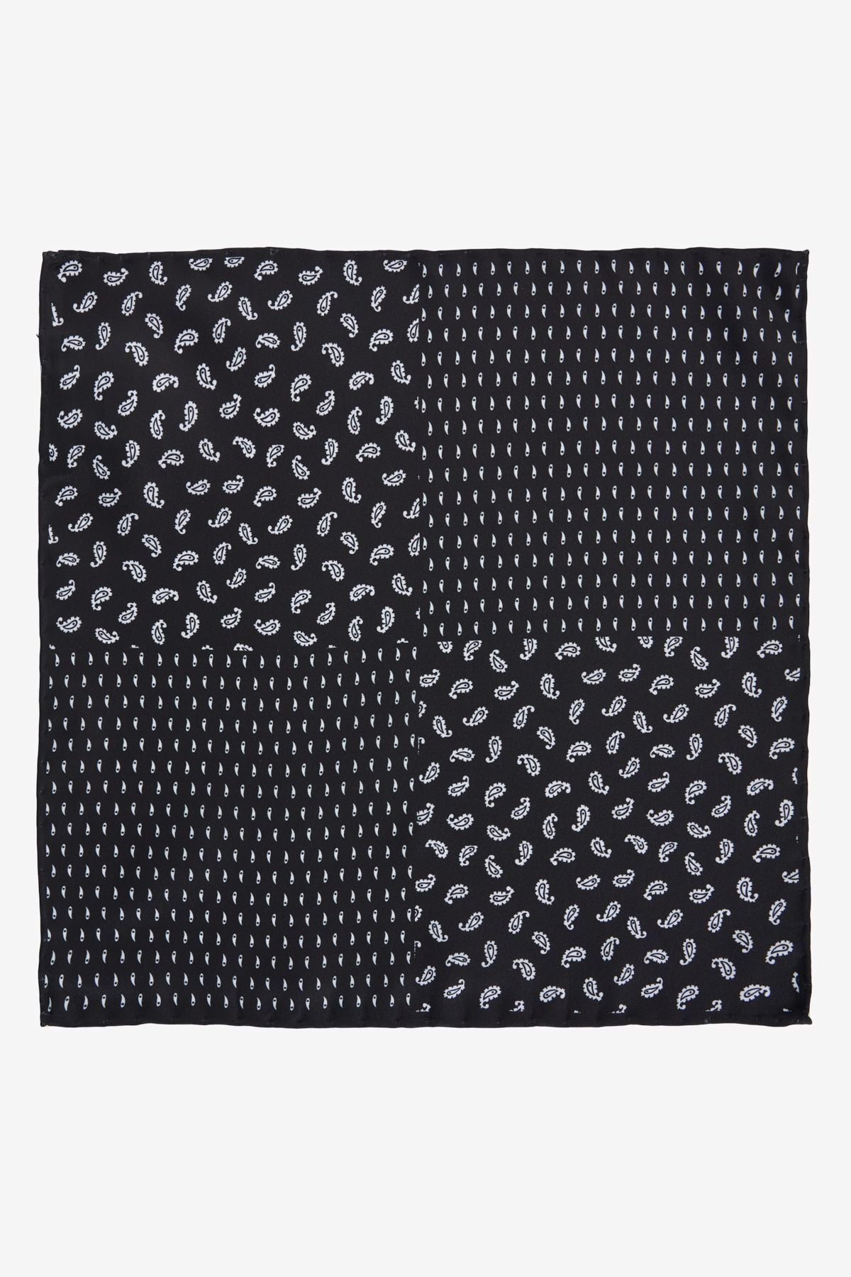 Men's black-gray handkerchief