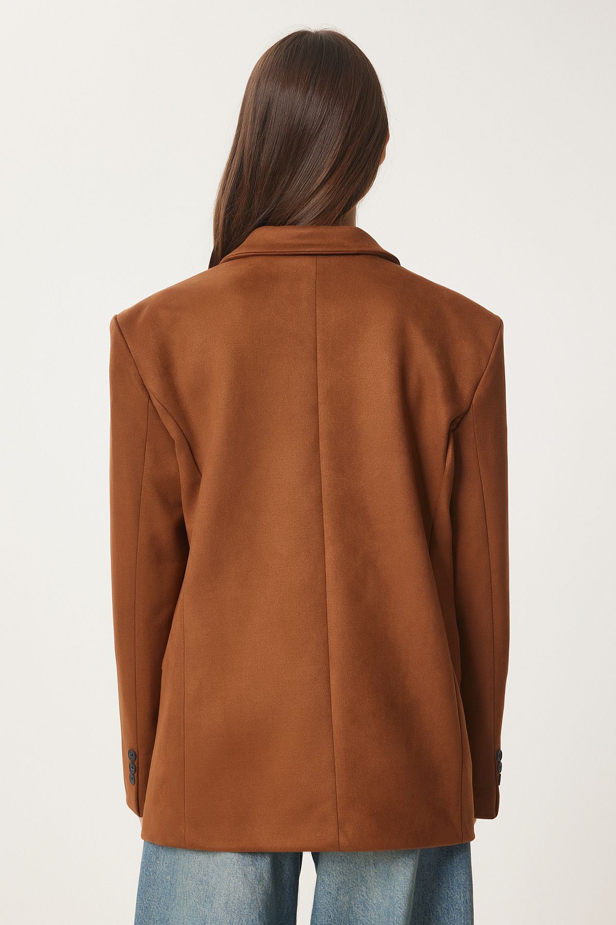 Woman Taba Premium Suede Blazer Jacket FN03443