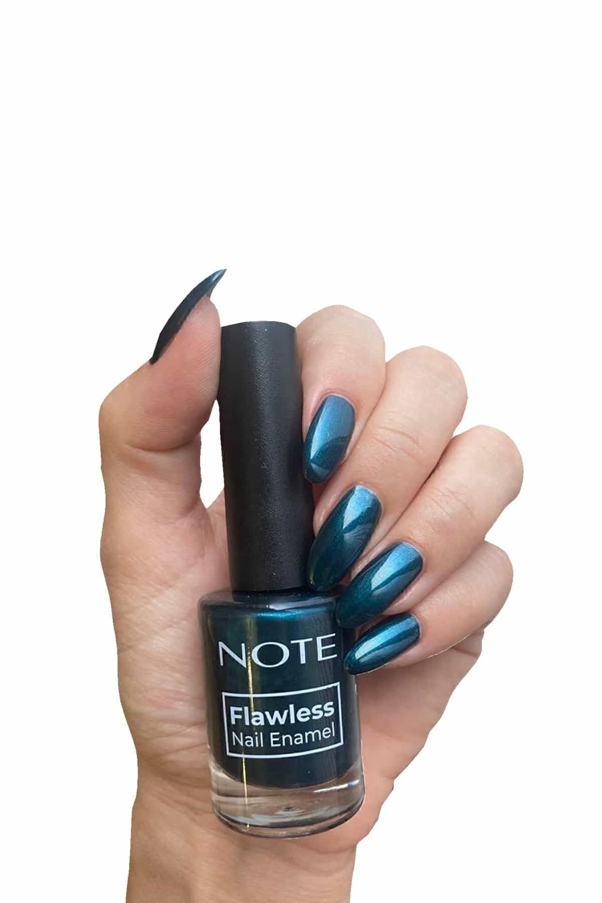 Nail Flawless Oje 114 Oil Green - Mavi