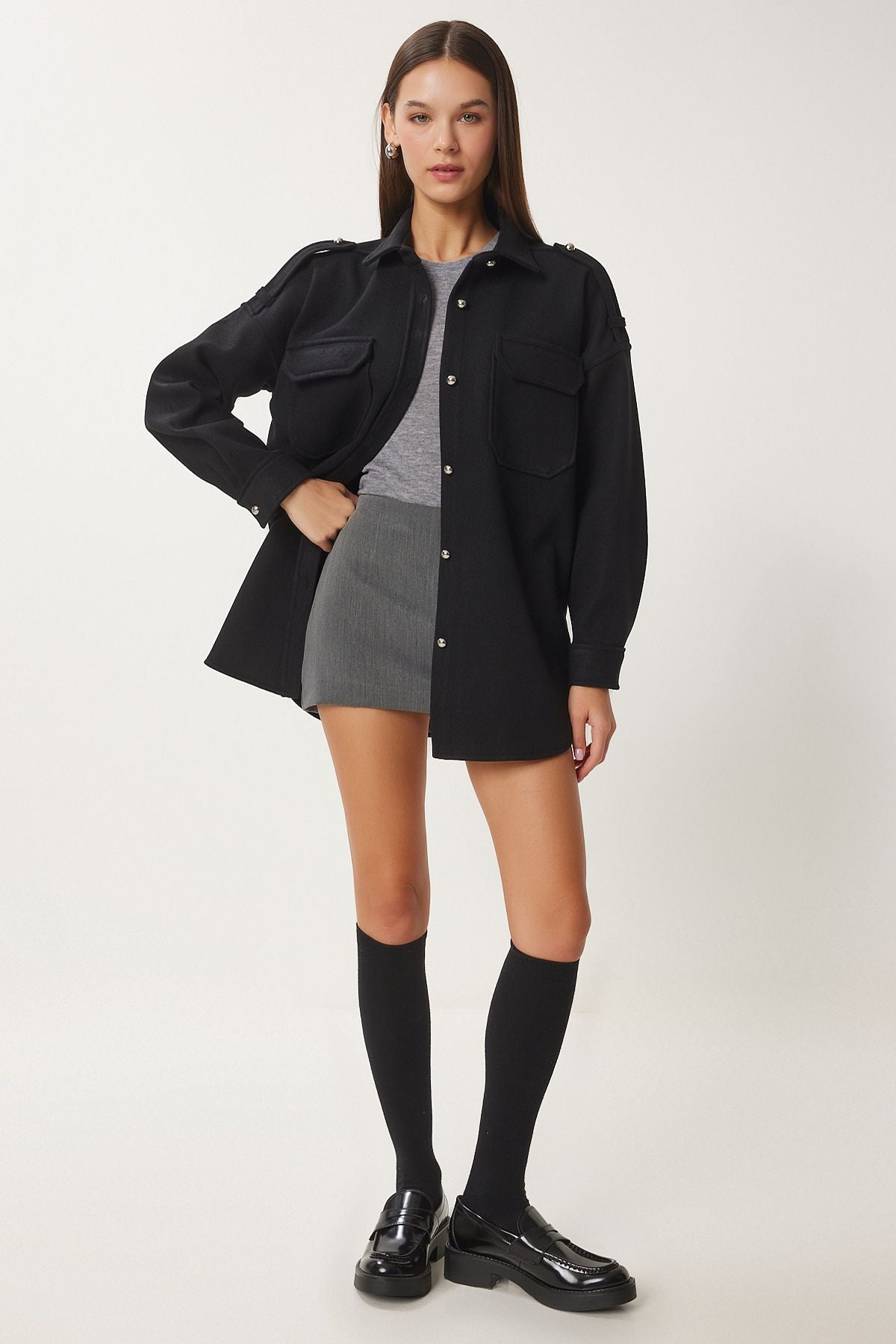 Woven Woven Shirt Jacket FH00020