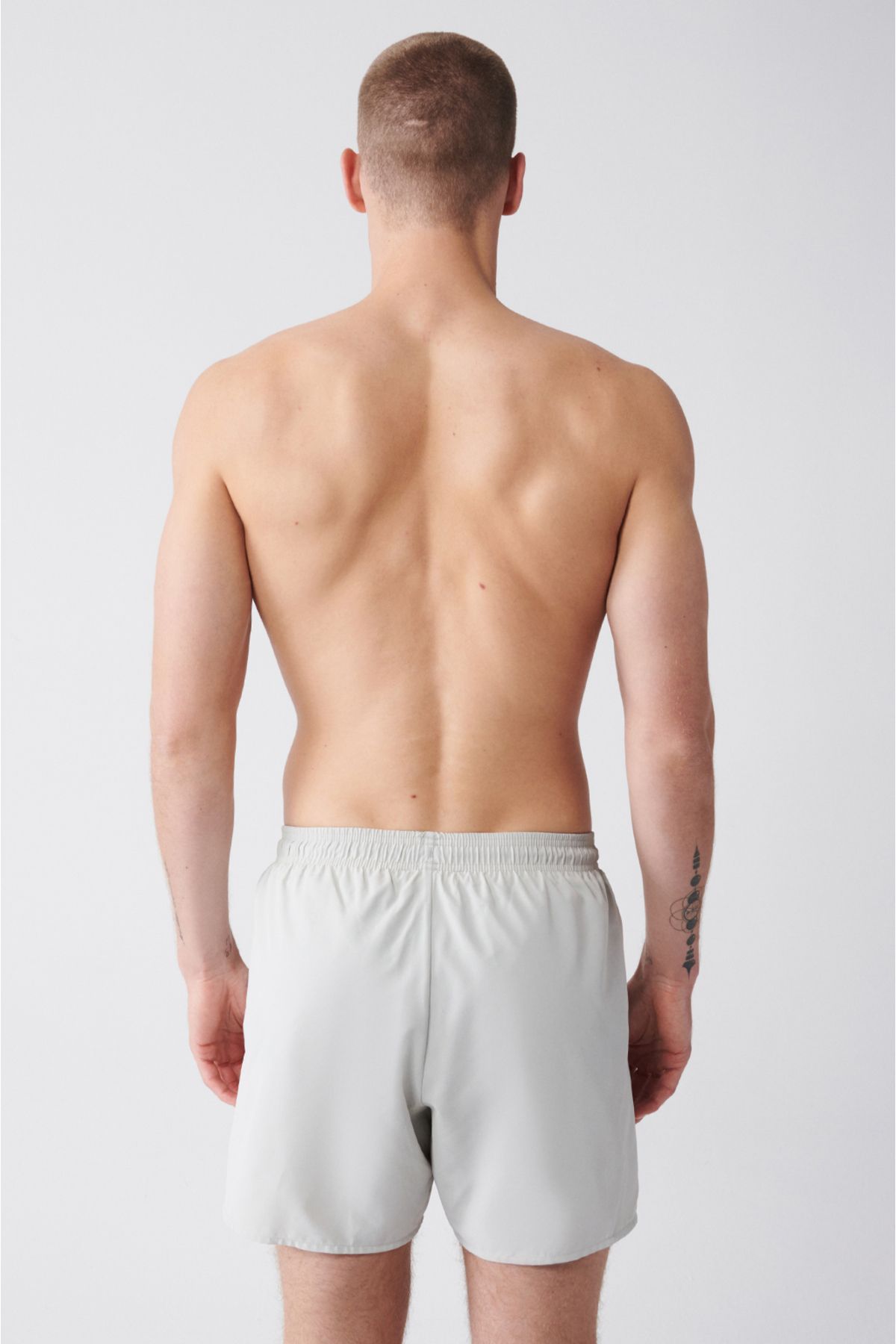 Men's Gray Fast Drying Standard Size Mayo Sea Short E003801