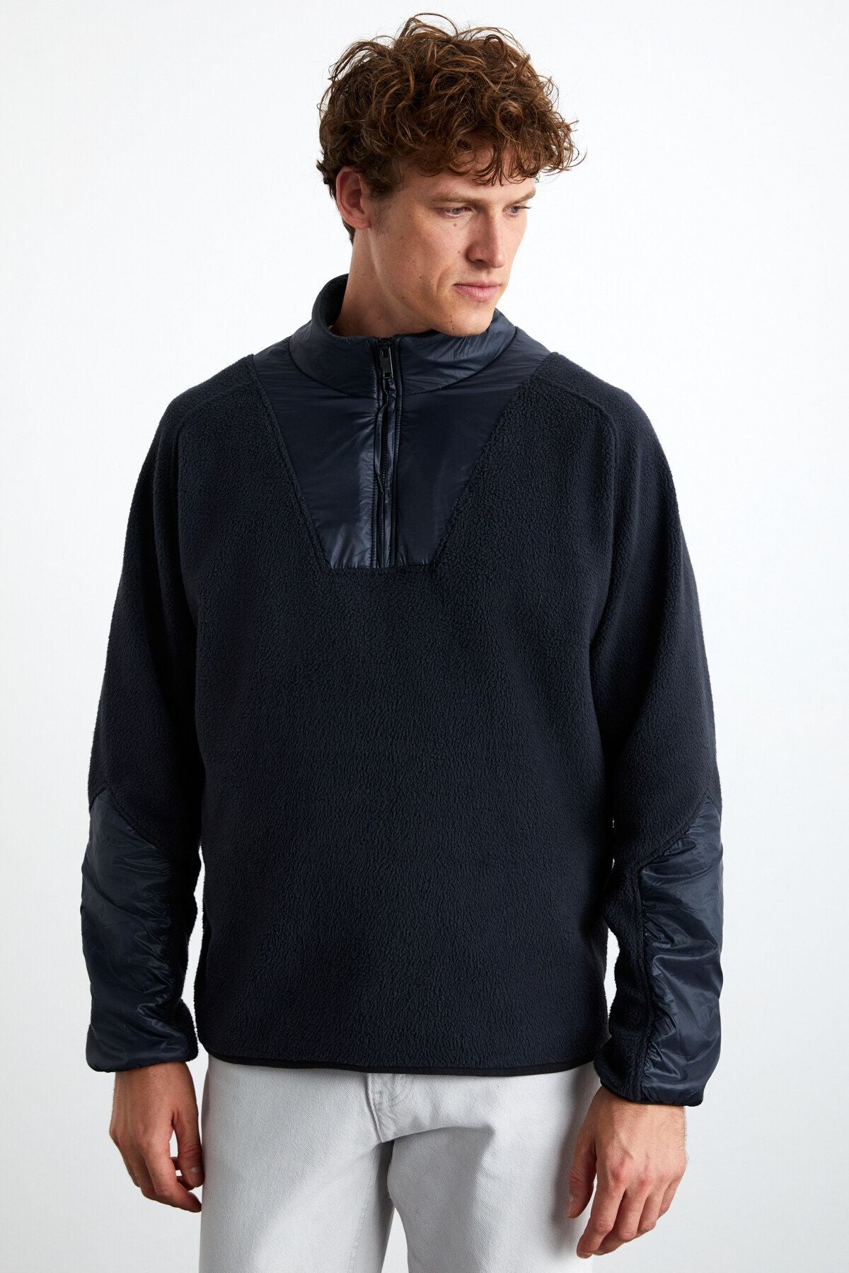 Pancraz Men's Polar Navy Blue Sweatshirt