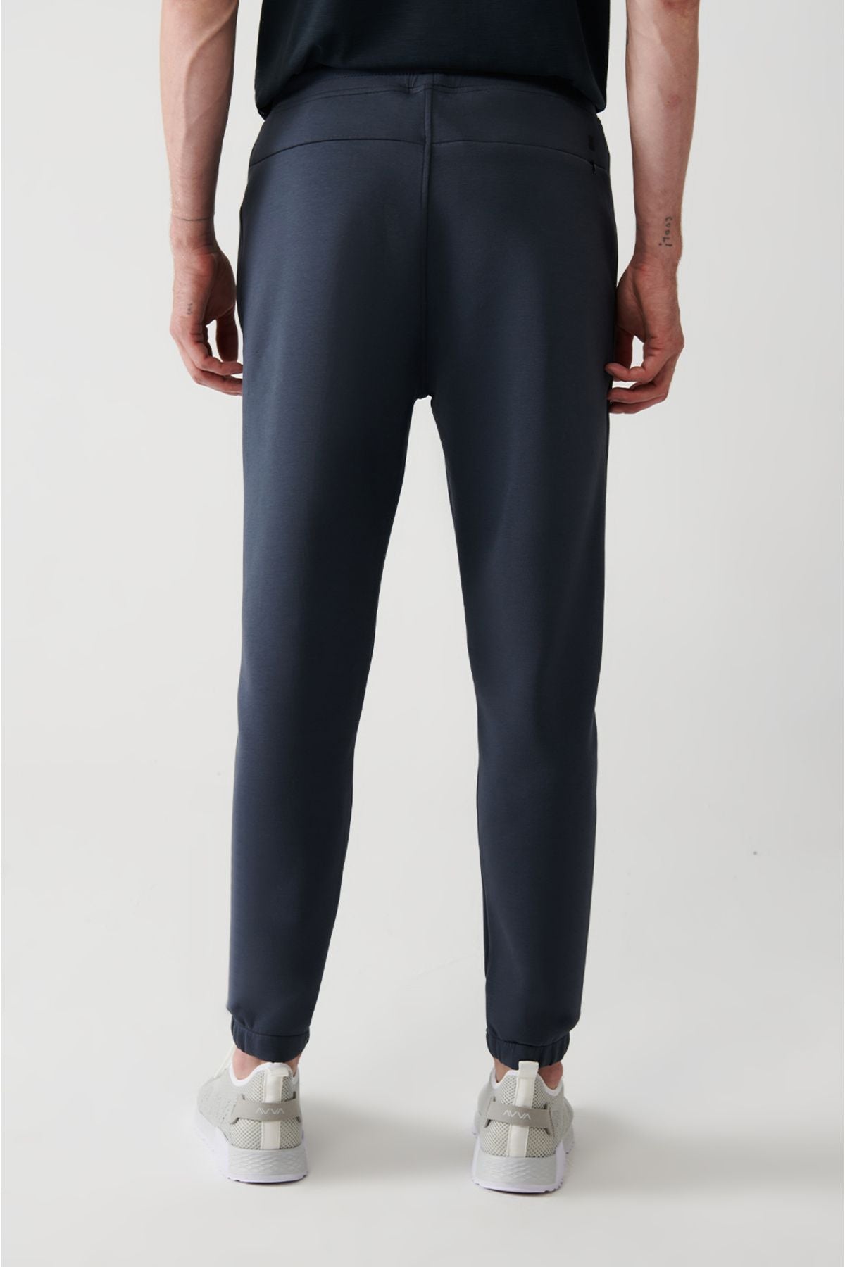 Men's anthracite flexible interlok fabric rubber tracksuits six B003400