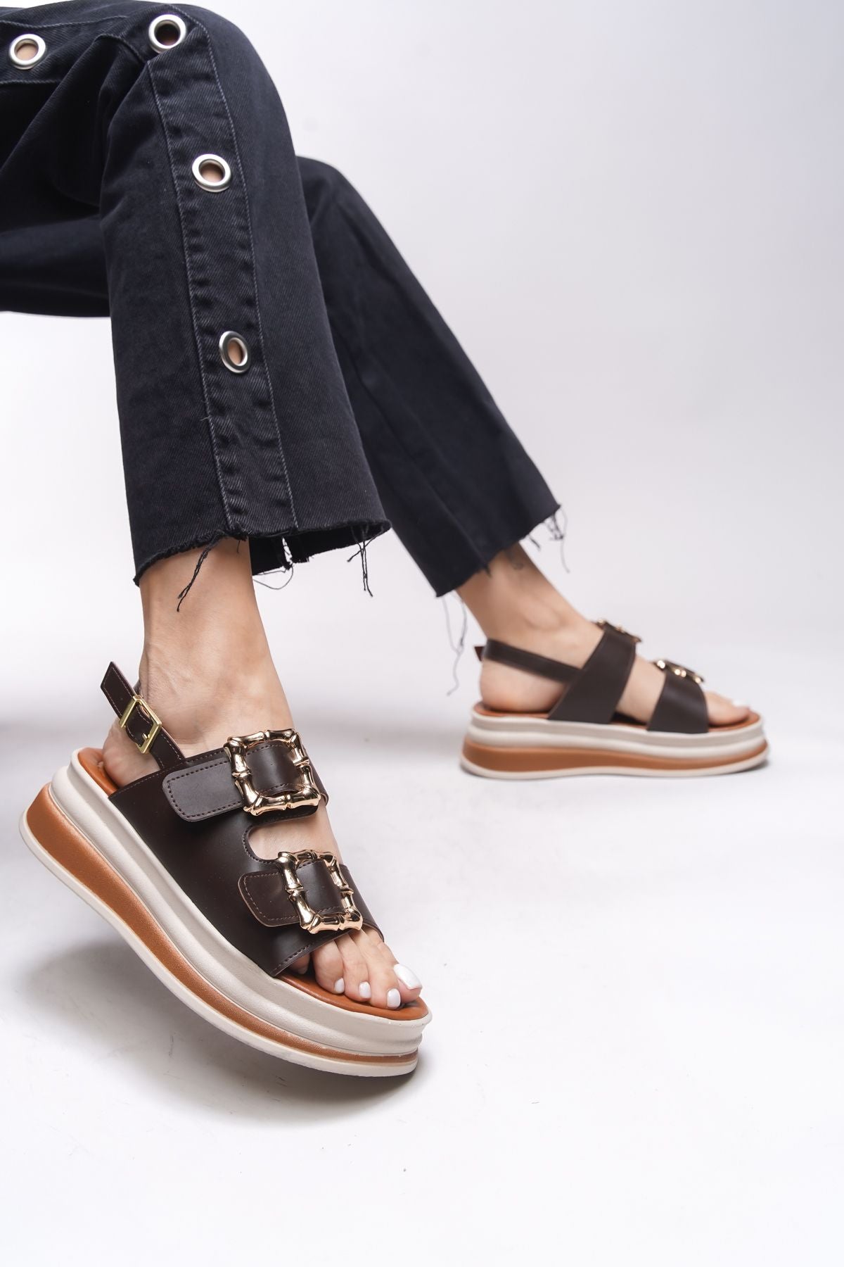 Alyfarrel Woman Sandals 0012319 Brown