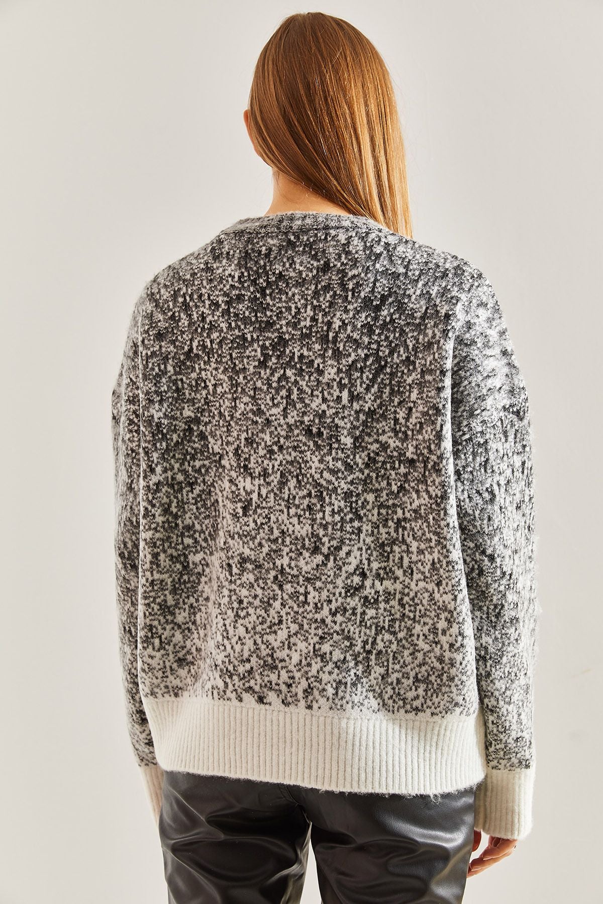 Female Pearl Stone Detail Knitwear Sweater