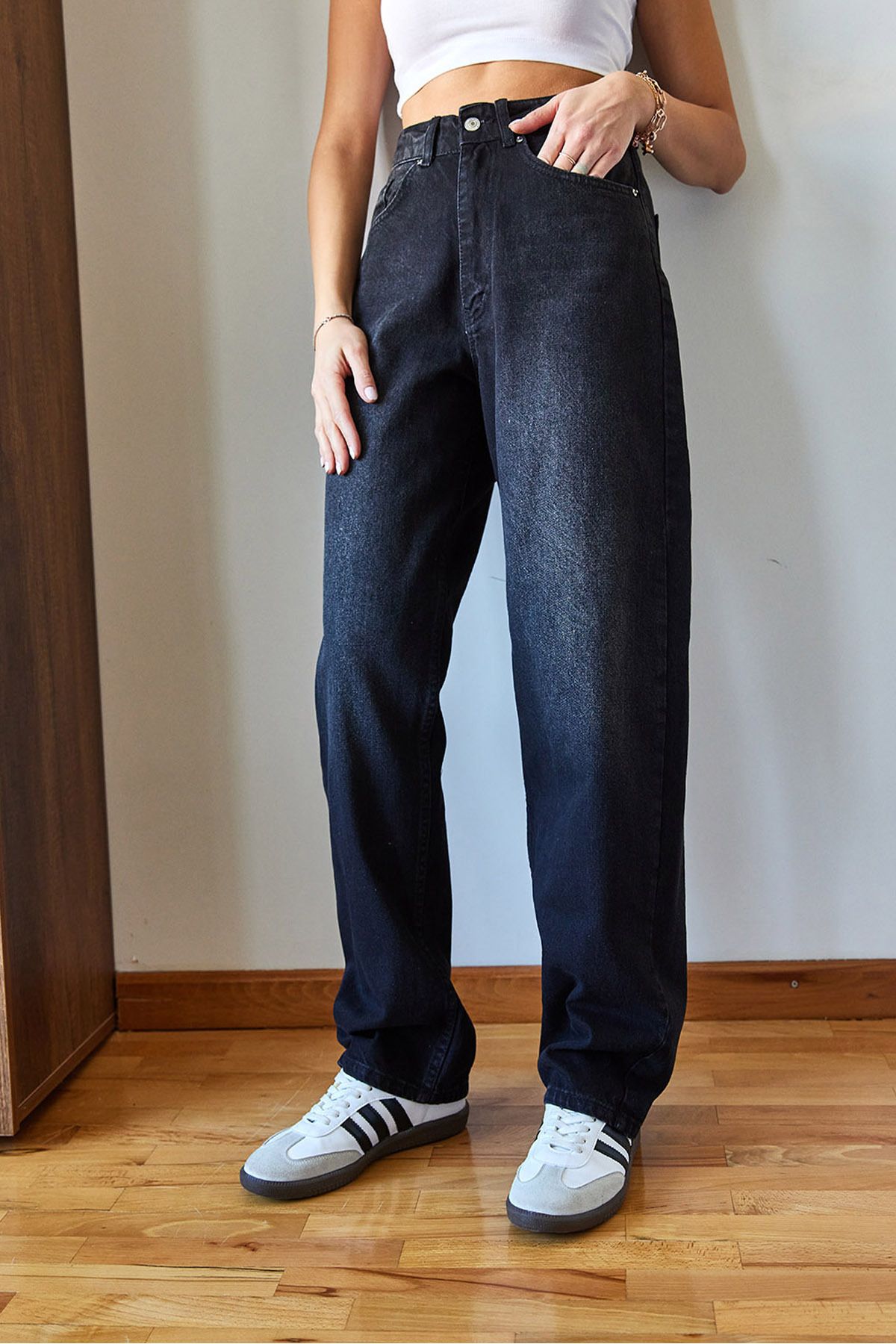 WOMEN'S WASHING DENİM Pants 487 60351098
