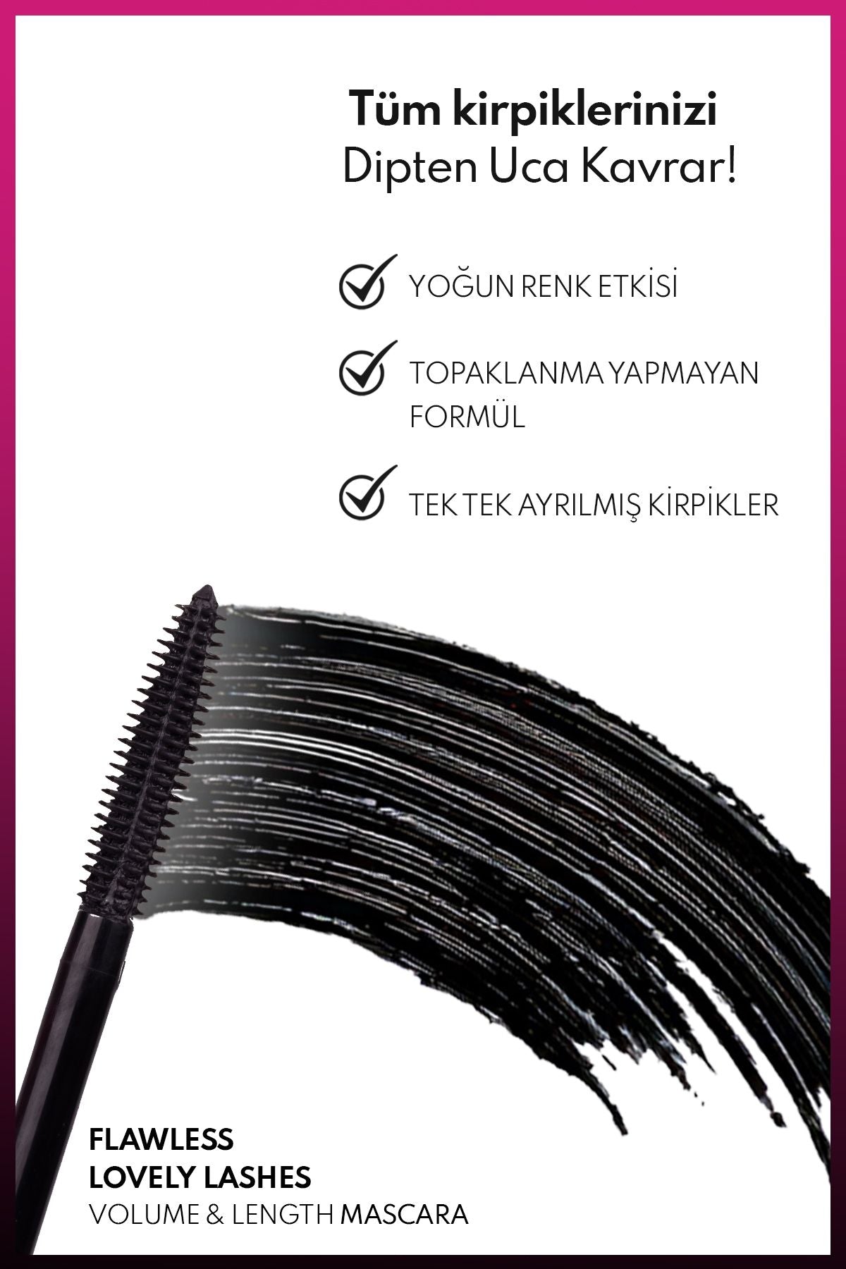 Flawless Lovely Volume and Extension Effective Mascara