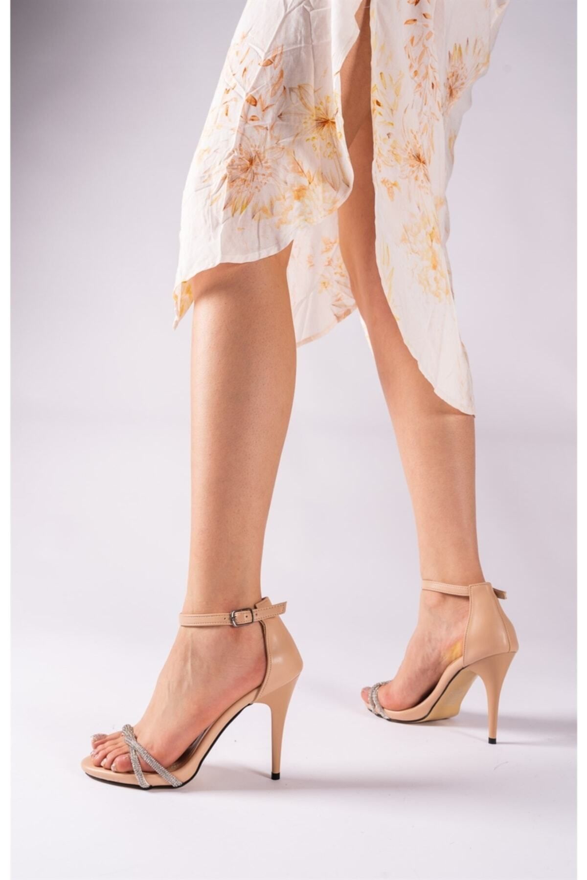 Nude Skin Women Heels Shoes 00121441