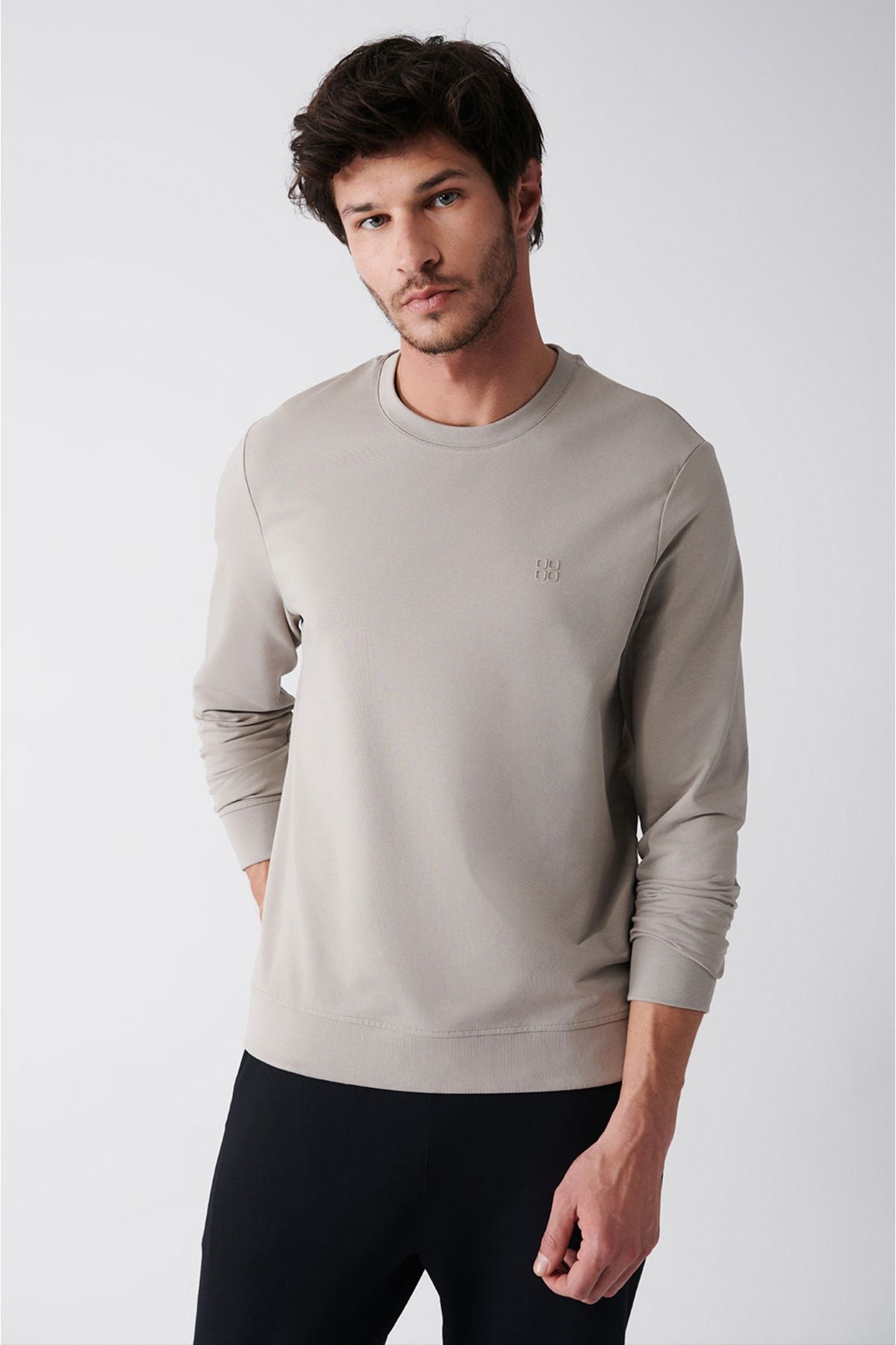 Men's Stone Bike Cotton Cotton 2 Triple Sweatshirt E001200