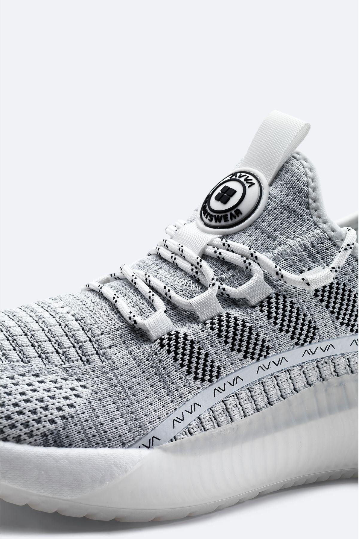 Men's light gray flexible floor sneaker shoes A41y8026