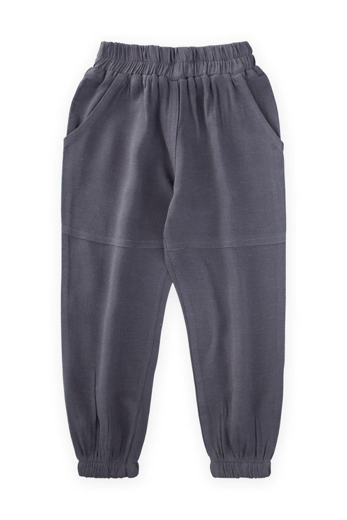 Sun linen pants 2-7 years old anthracite