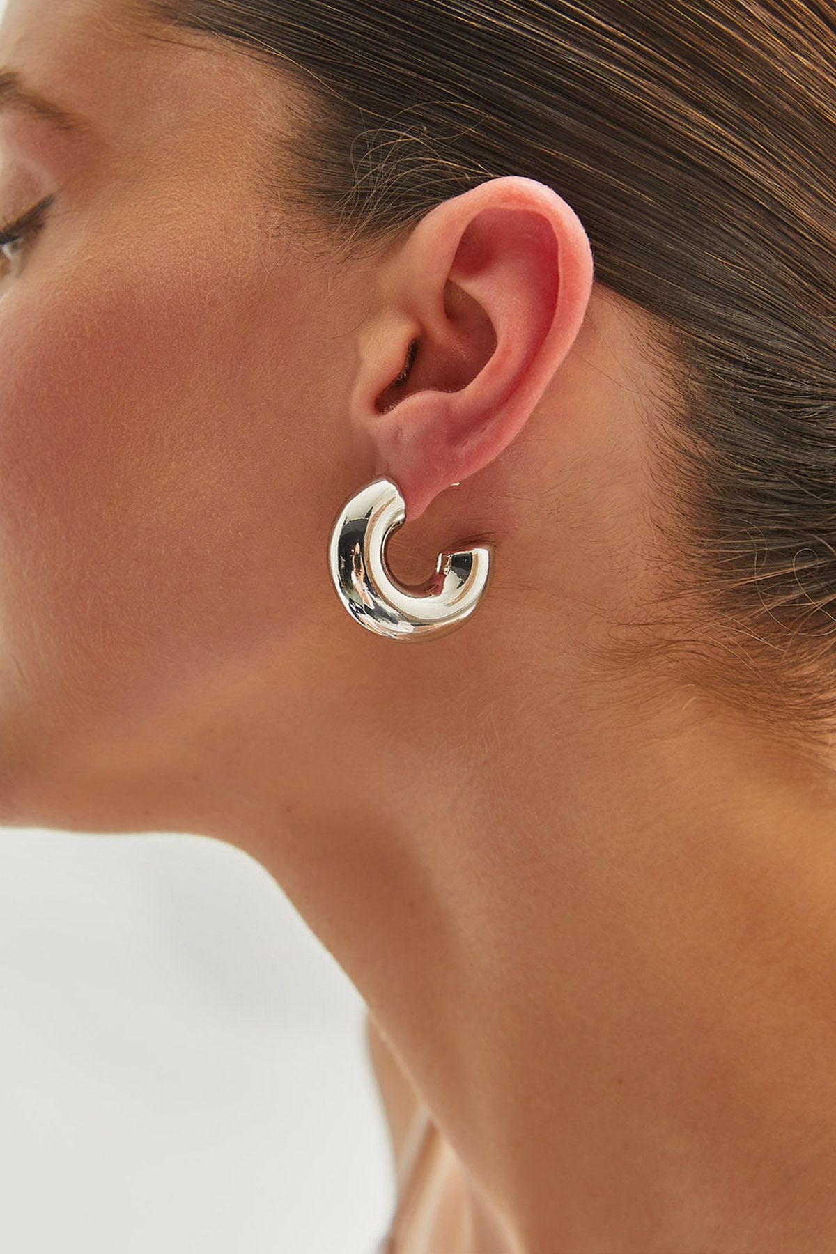 Women's Accessories Thick Ring Steel Earrings ACS318