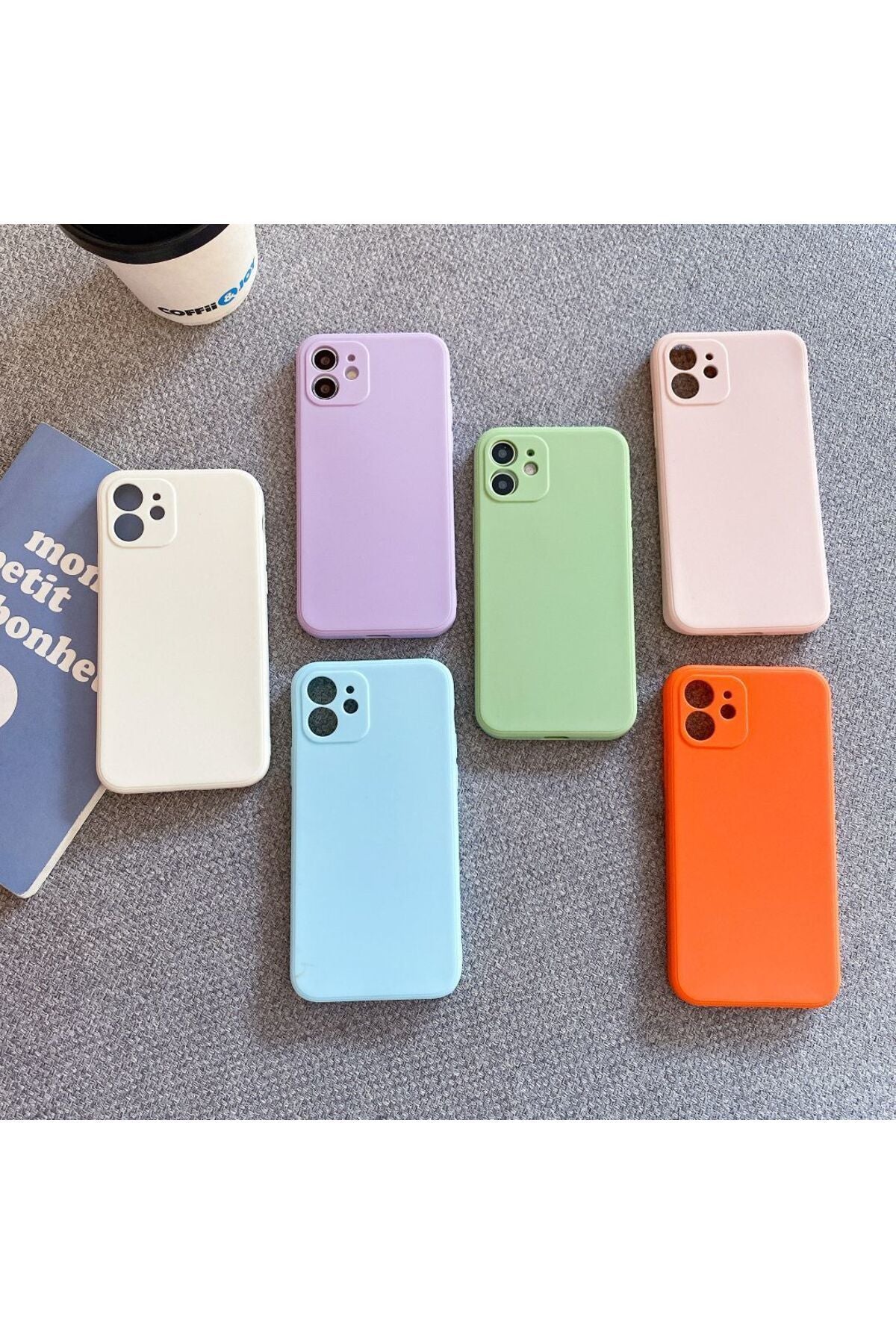 IPhone 11 compatible (angular 12 -looking) velvet camera protected launch cover