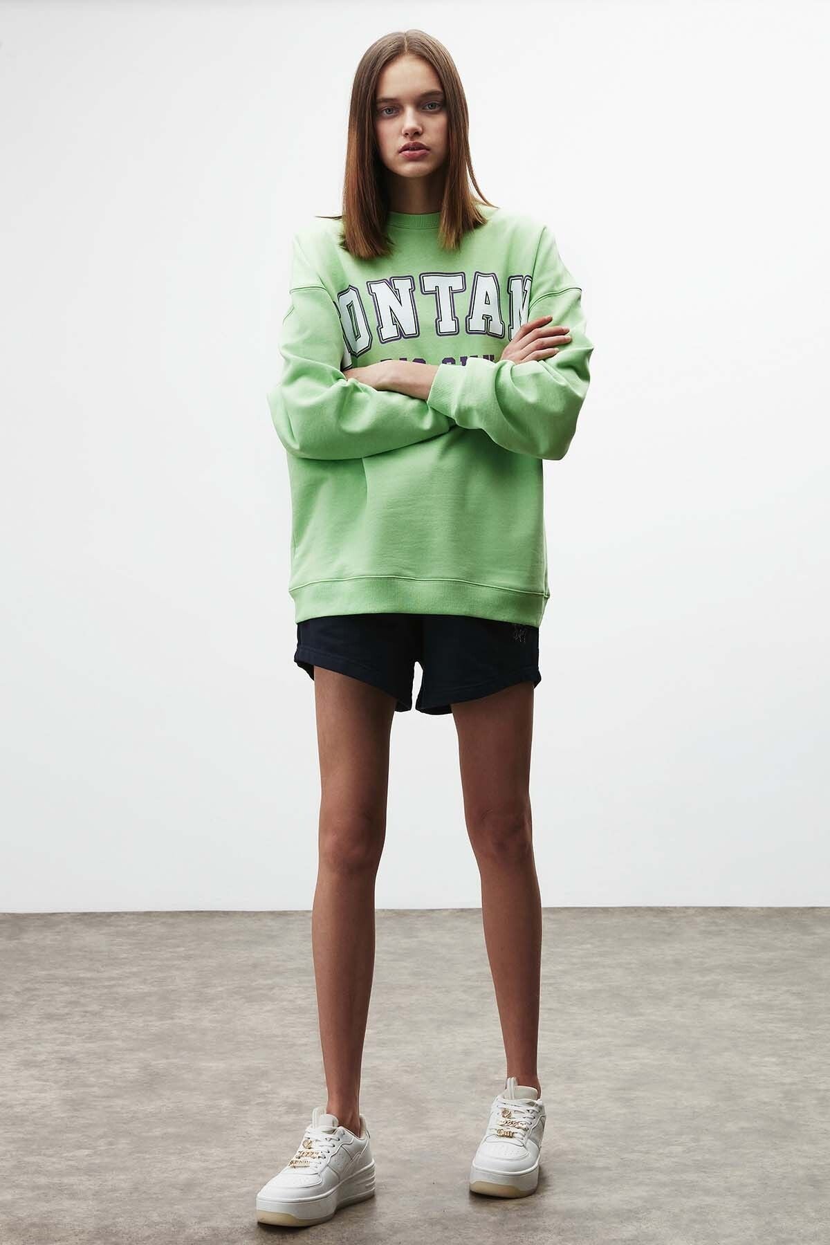 Ramona Oversize Green Sweatshirt