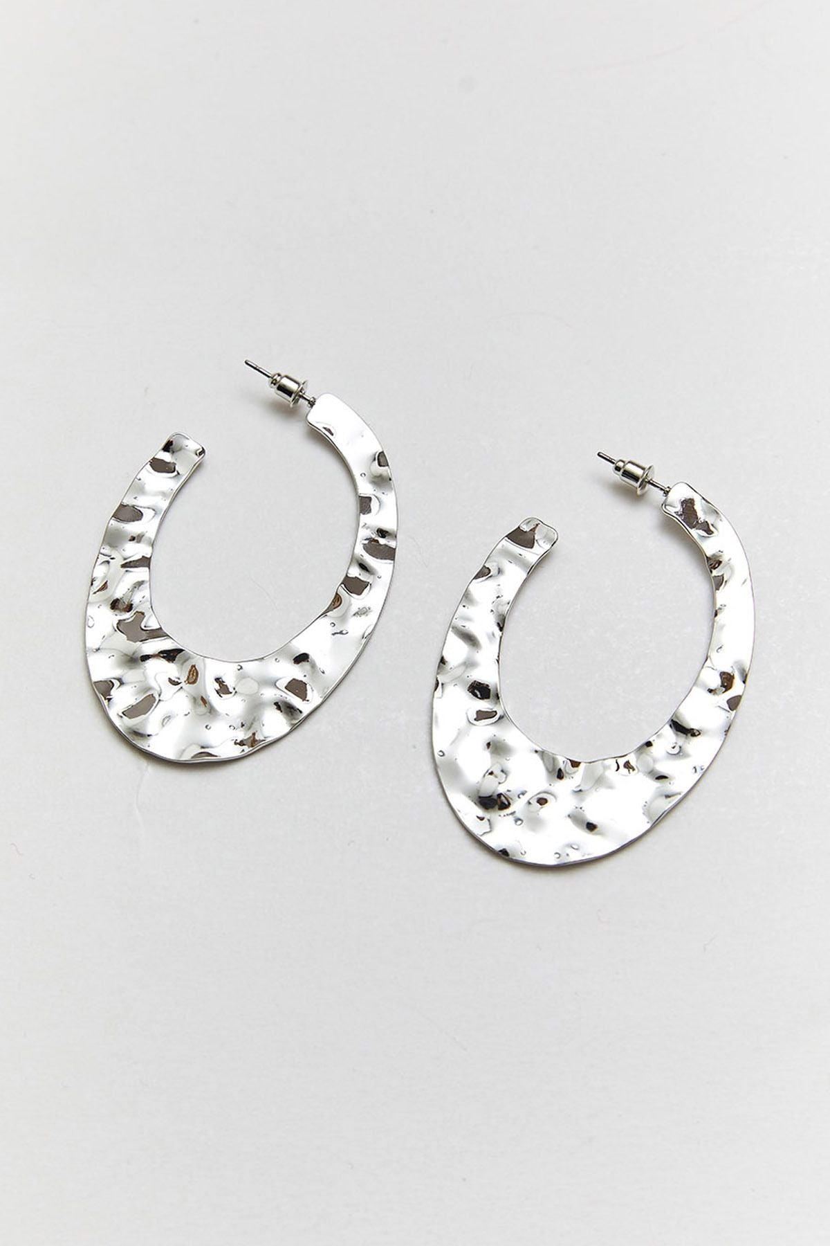 Women's Accessories Steel Plate Ring Earrings ACS212