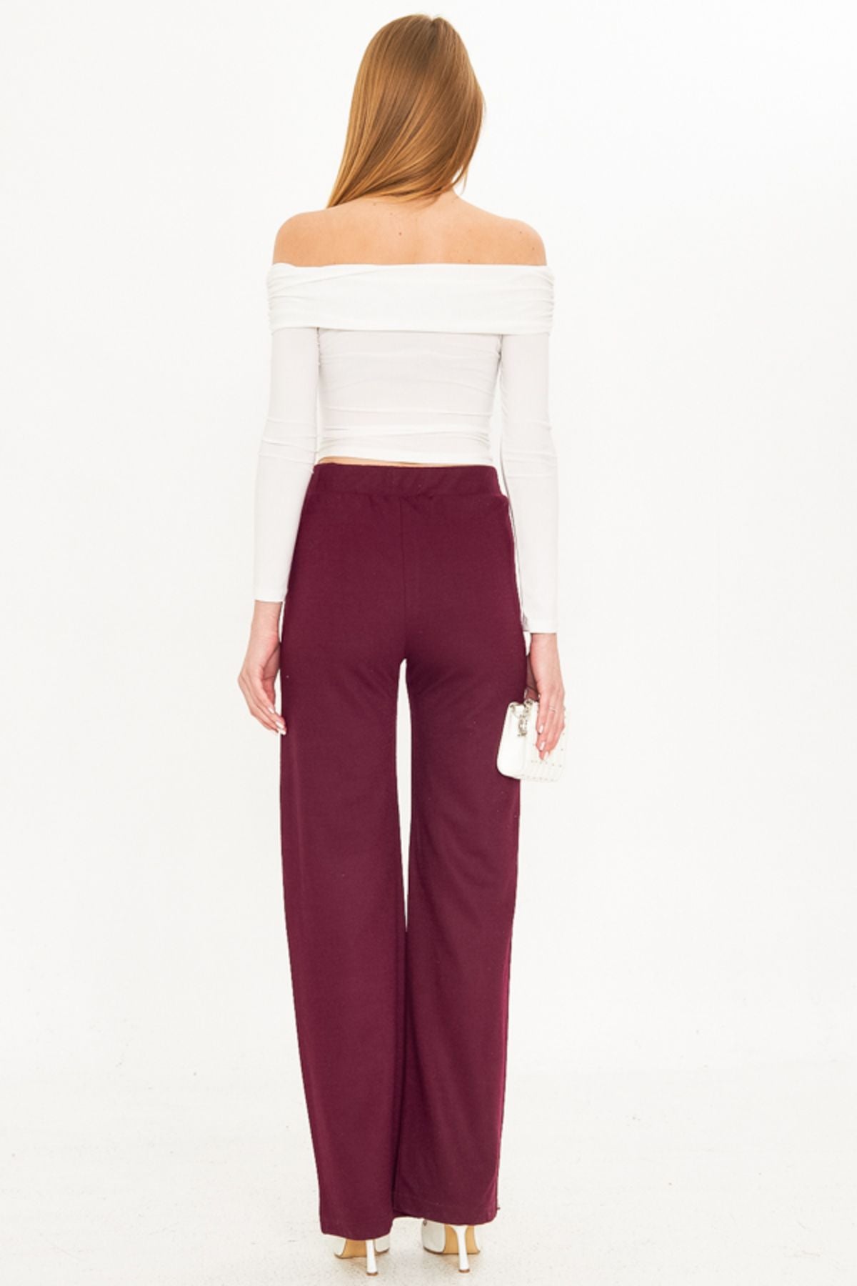 Women's Pins Waist Tire Lined Stamp Pants Arm-25k001092