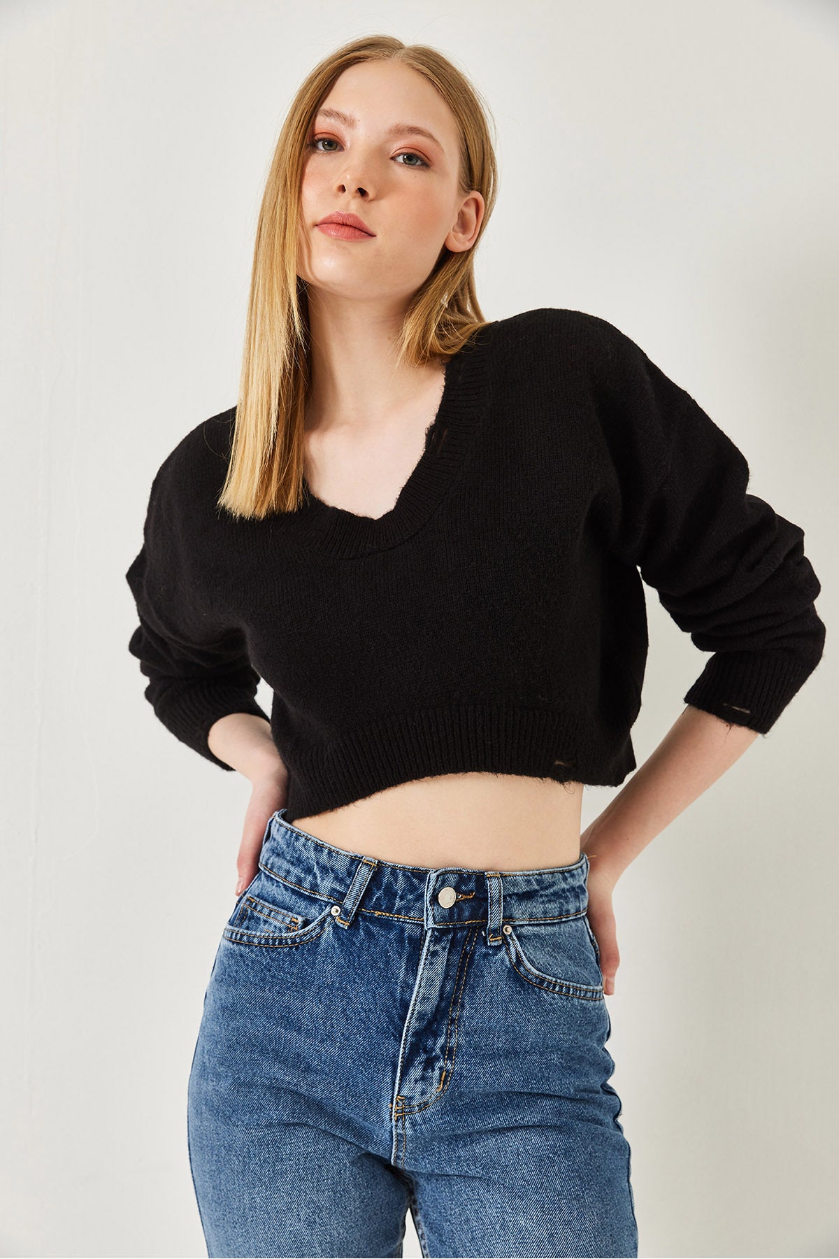 Women's Crop Knitwear Sweater 20246925