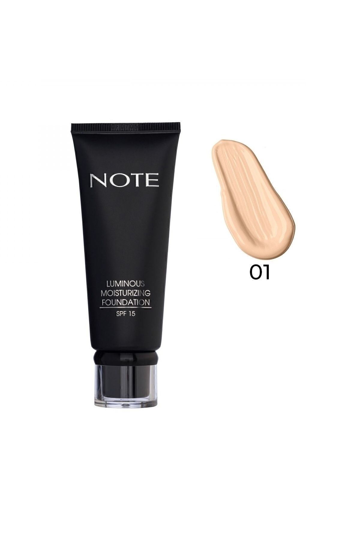 Luminous Moisturizing SPF 15 Moisturizer Effective Bright Finish Foundation - 01 Beige