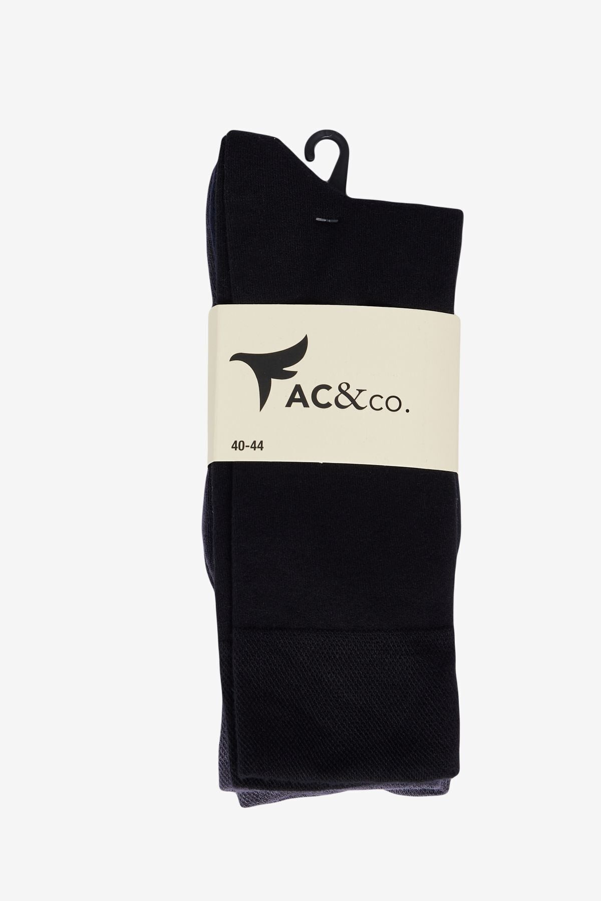 Men's Black-Lacivert-Marengo 3-Package Flat Socket Socks
