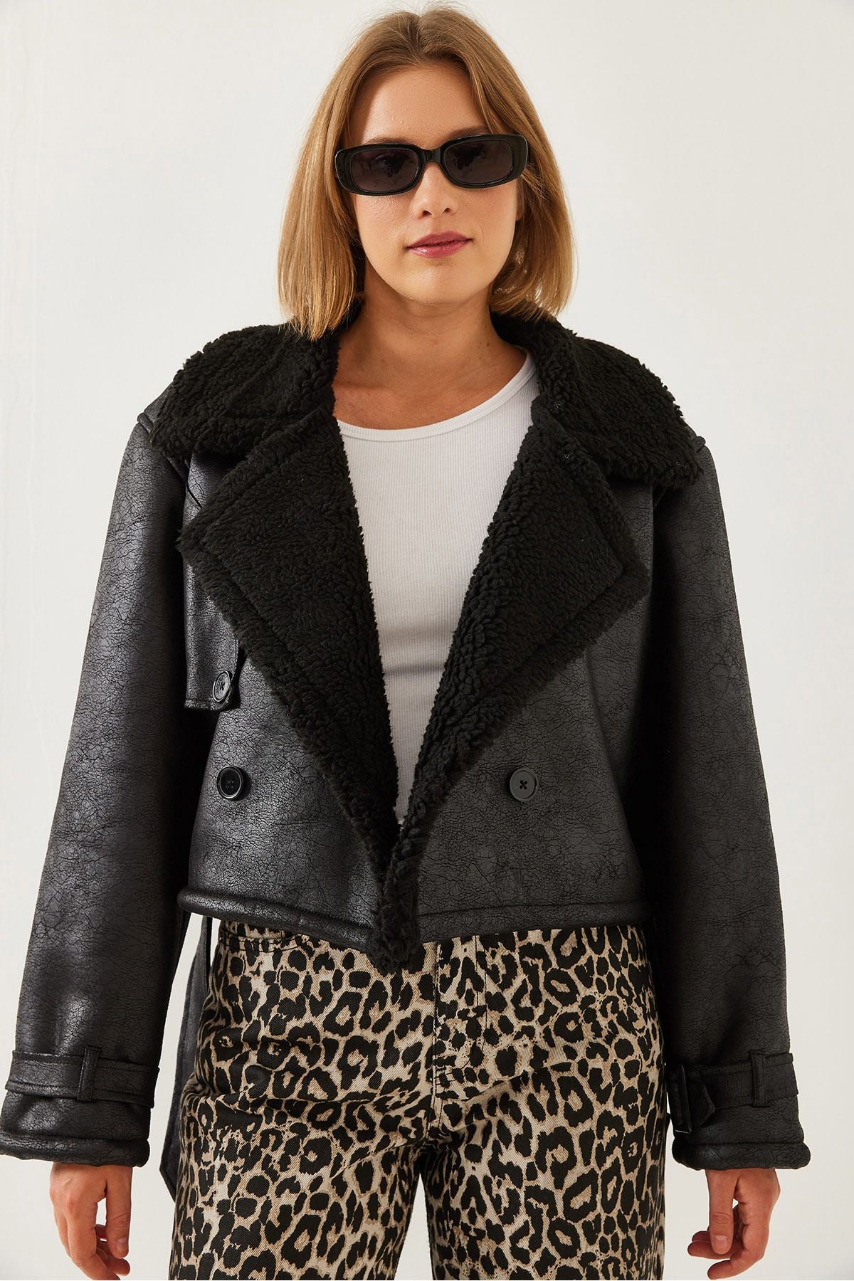 Female Aller Detail Crop Laminated Mont 2612 60351246