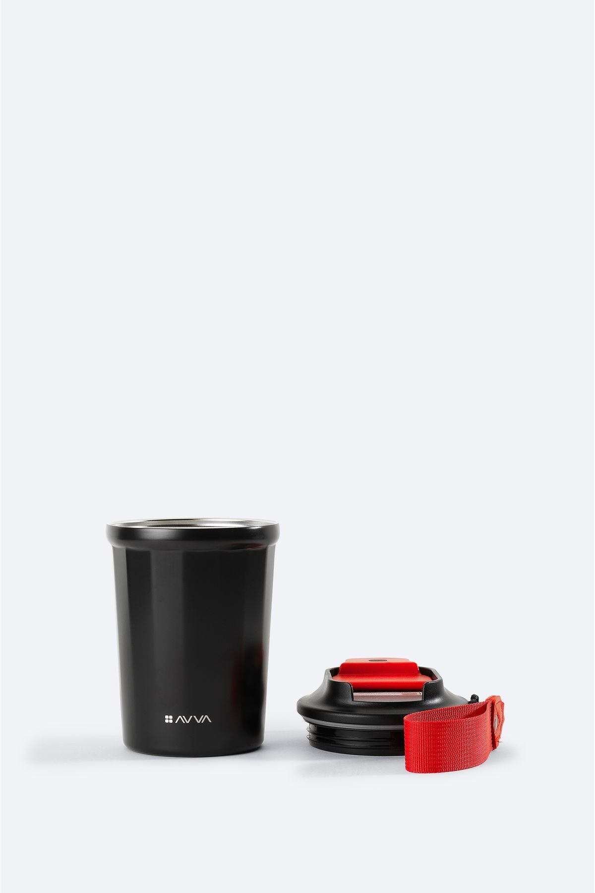 Men's Black Sport 100 %Steel Stainless Thermos 400 ml B009904