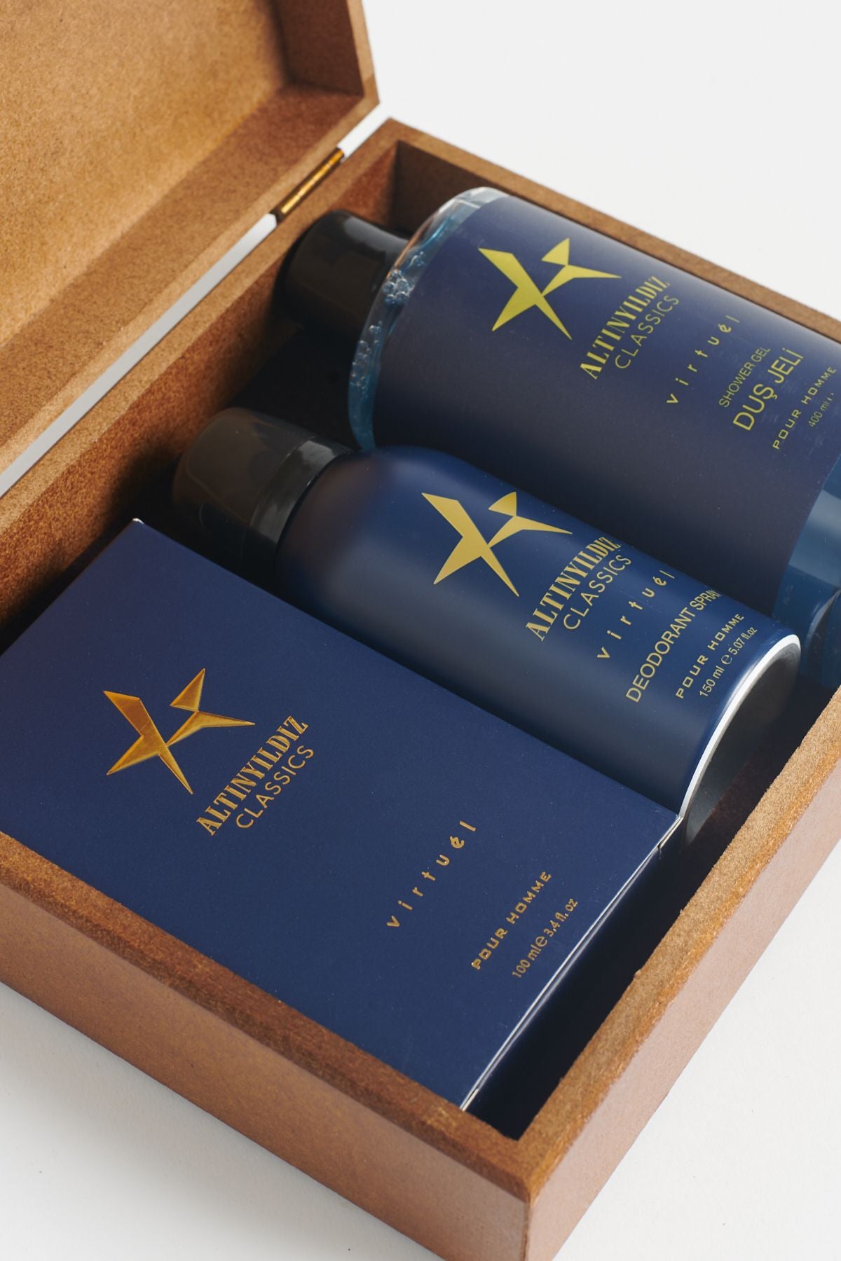 EDP Perfume-Deodorant-Forest Gel Accessory Set Men's Perfume