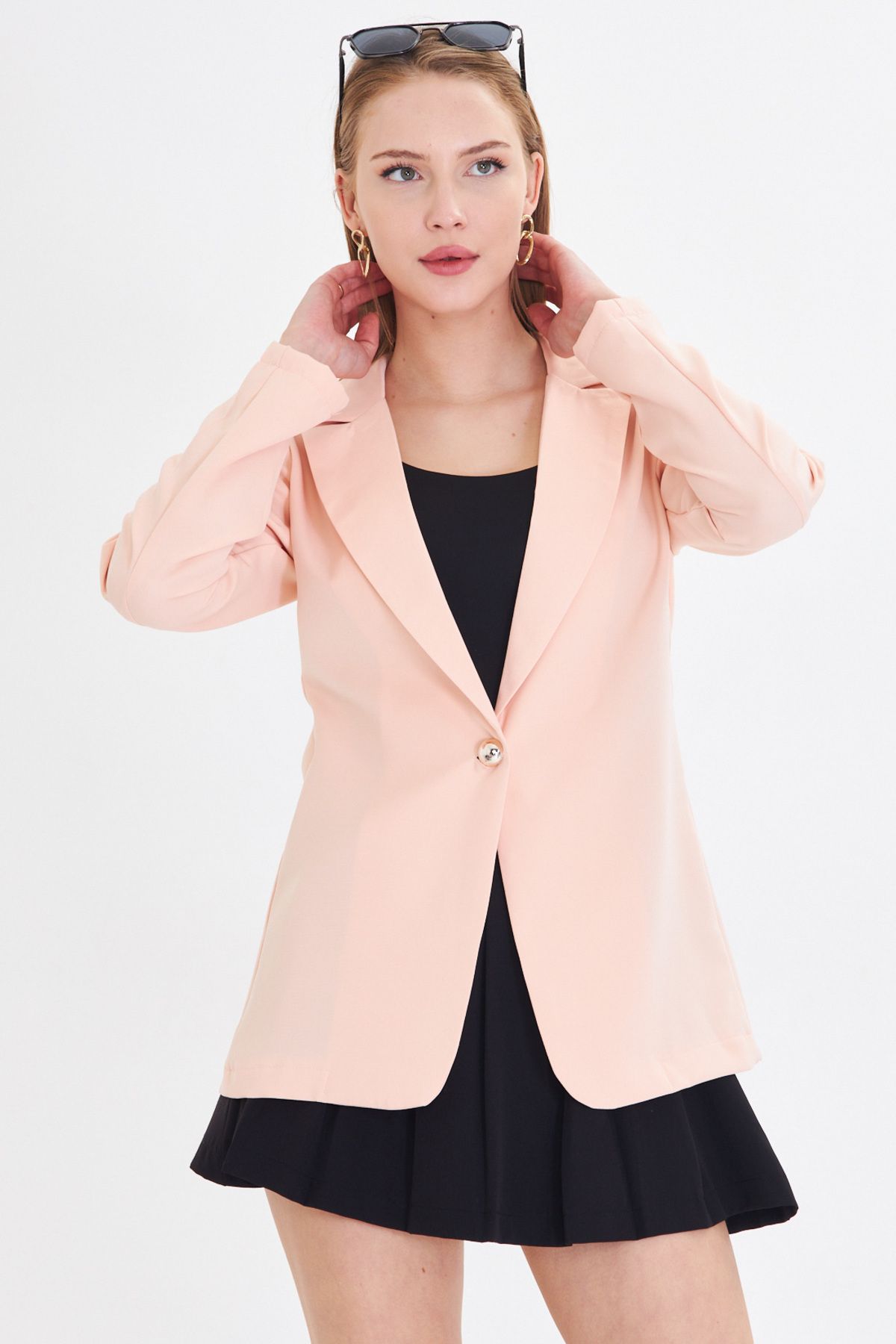 Female Puppy Mouth Single Button Jacket ARM-23Y001047