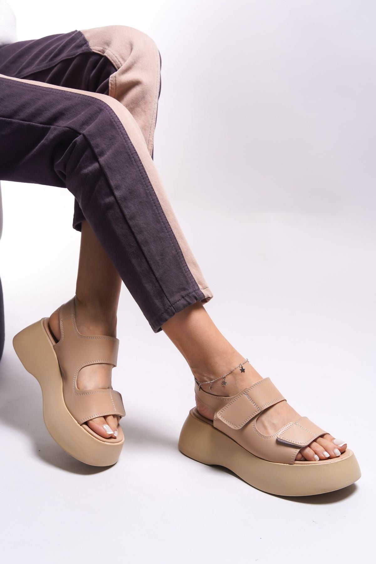 Olnesari Woman Sandals 0012804 Nude Skin