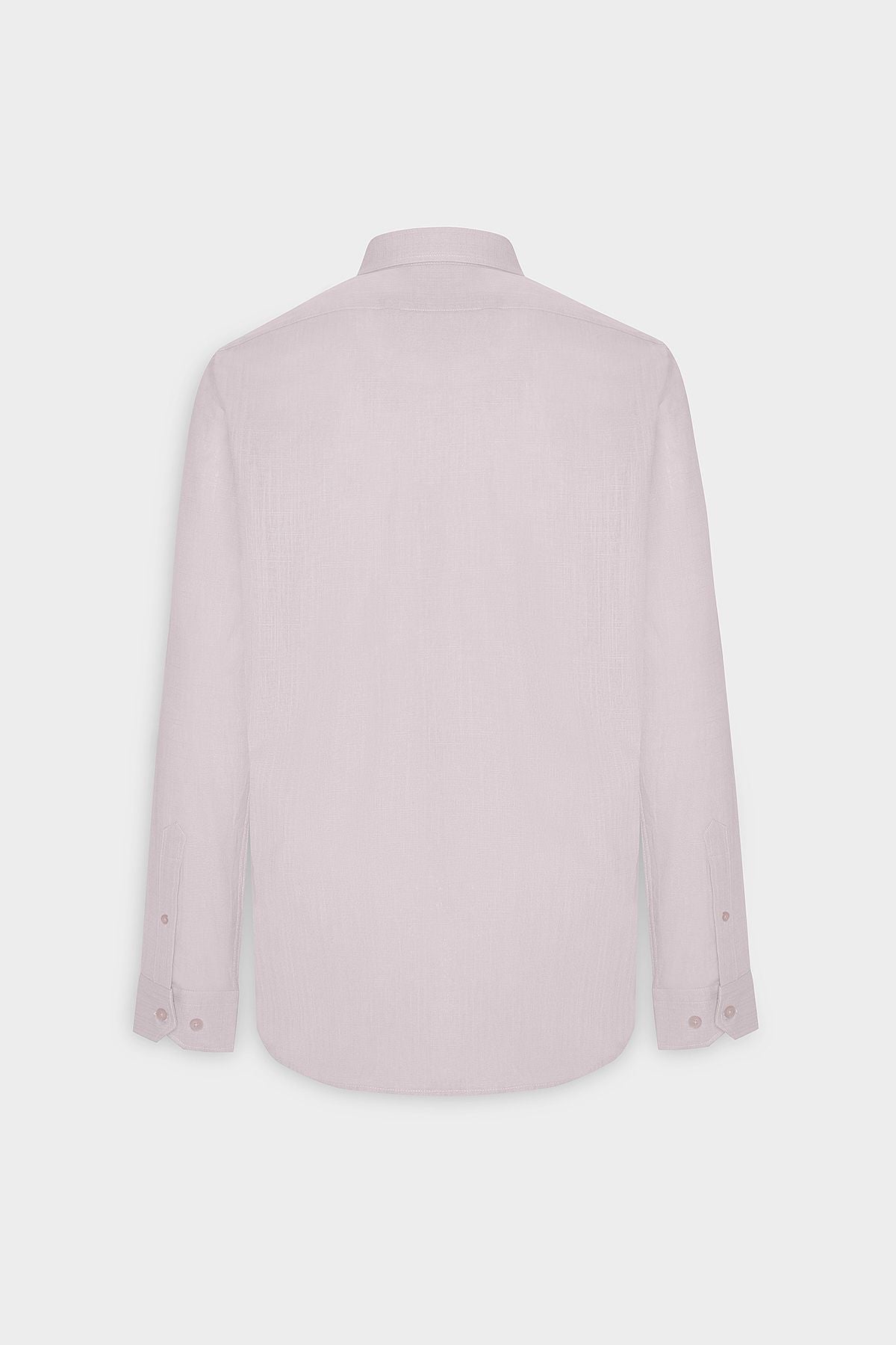Men's pink 100 %cotton breathing fabric Oxford slim fit button with collar pennant shirt