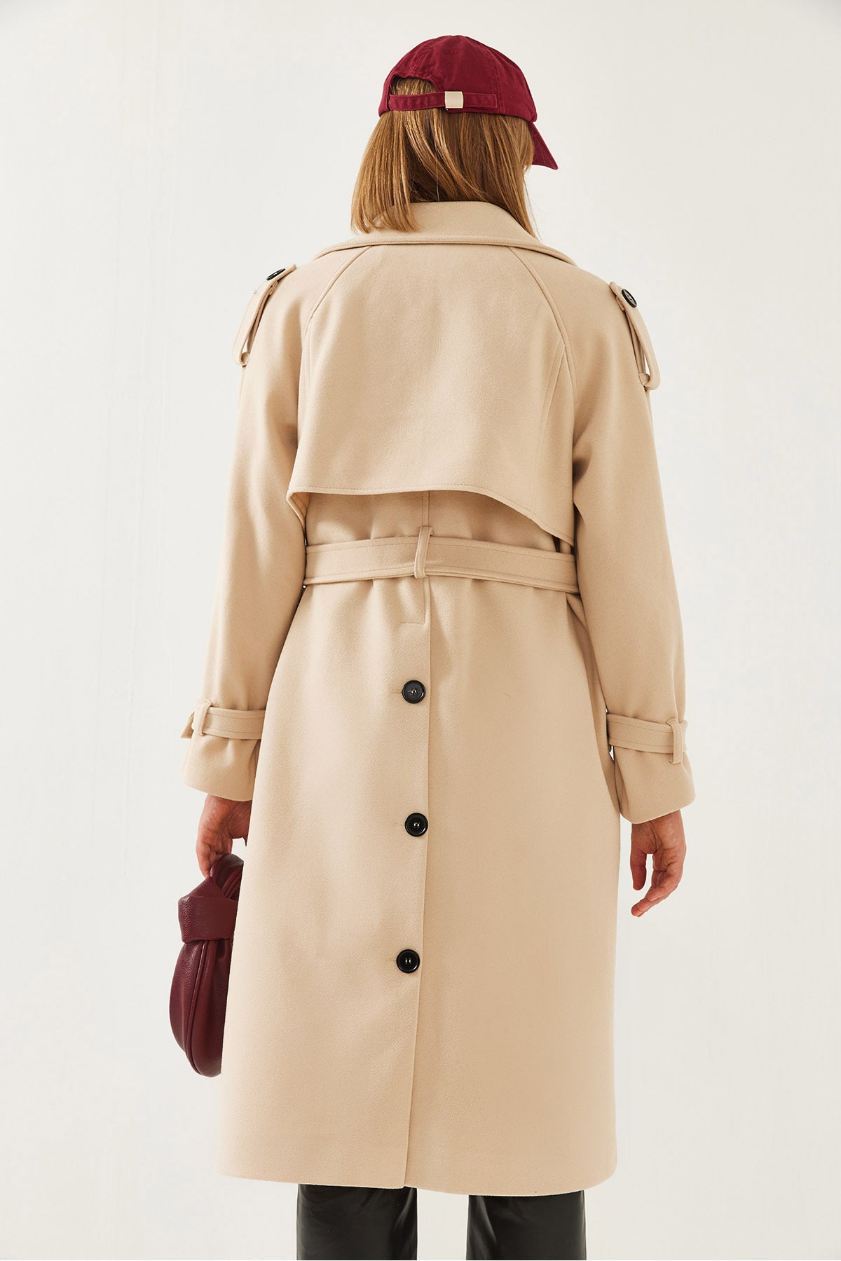 Women's Back Button Detail Stash Coat 2492 60261006