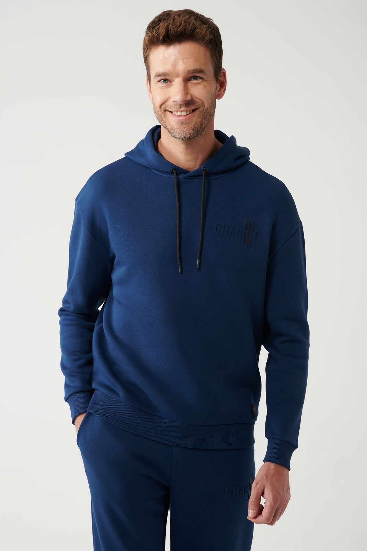 Men's Indigo Hooded 3 -IP Sweatshirt A32y1190