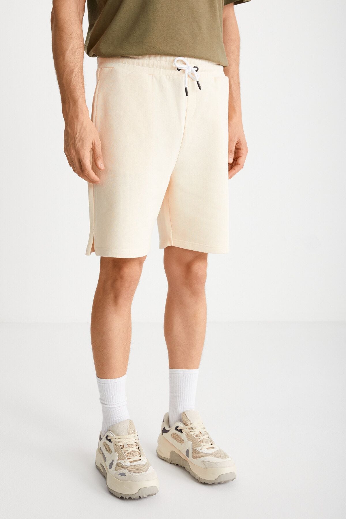 Uncertain Men's Comfort Fit Vanilla Shorts & Bermuda