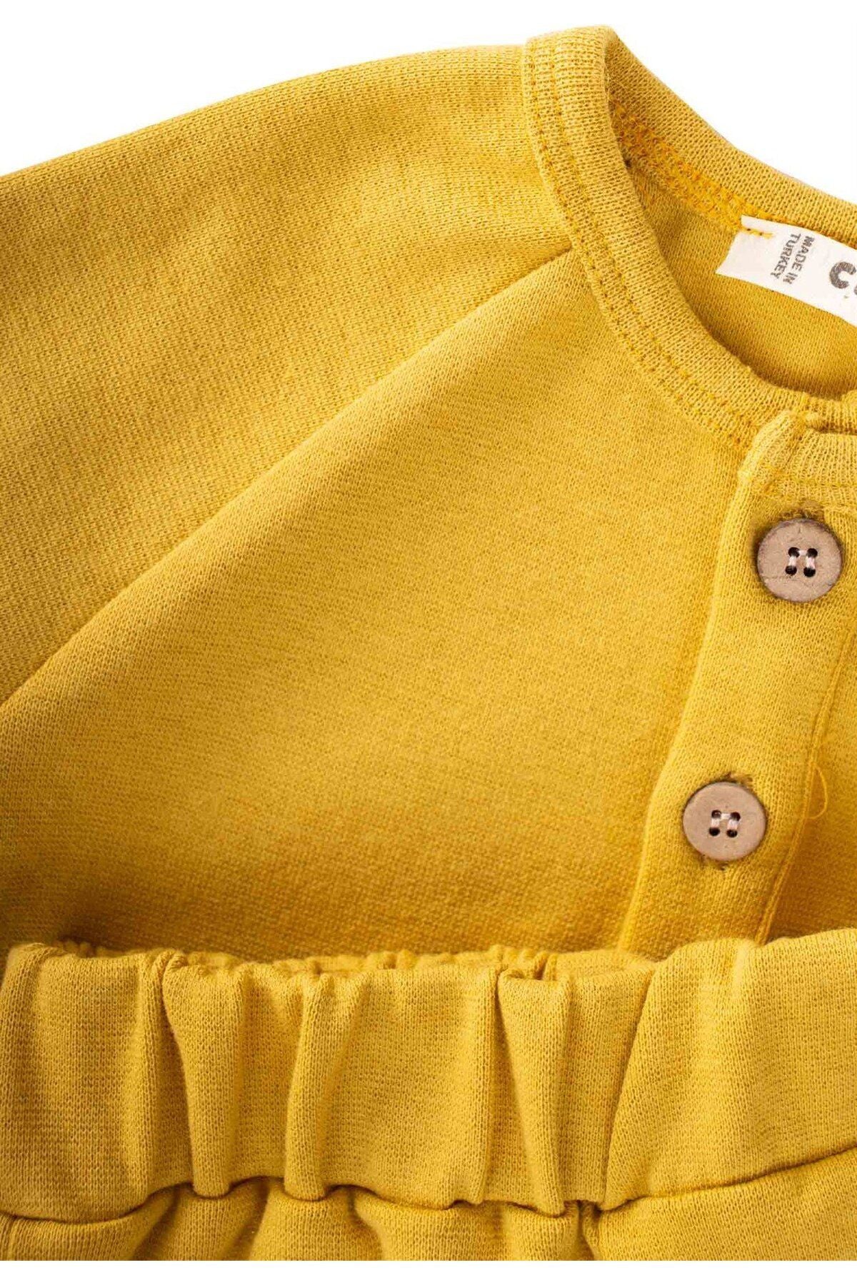Men's Basic Set 1-5 Years Hardal Sarı