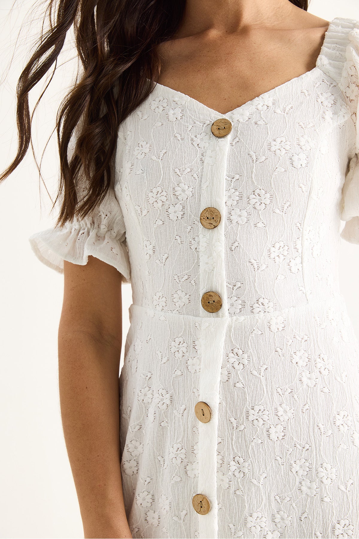 Women's Button Accessories Lined Knitted Brode Dress 25-100 60283429