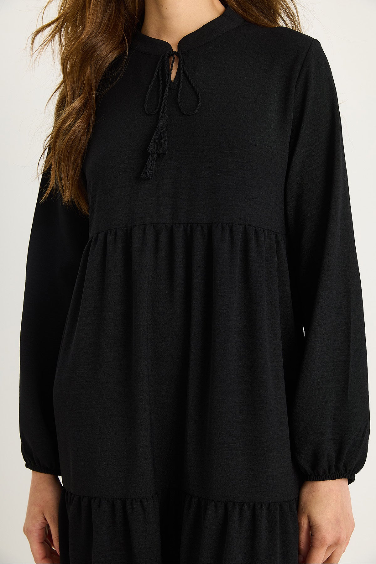 Women's V-Neck Long Ayrobin Dress 1627 60283489