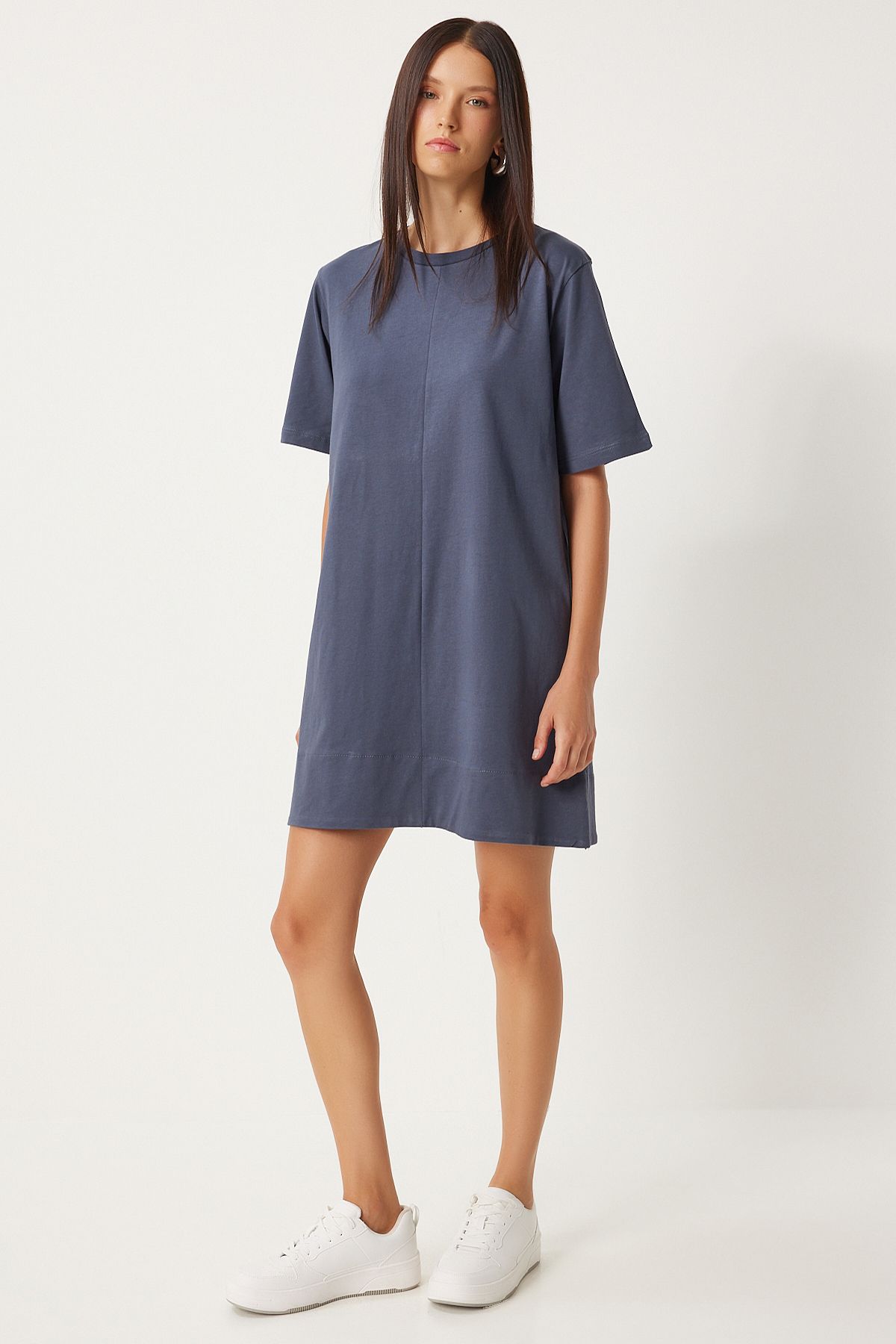 Female smoked bike collar daily combed dress bp00166