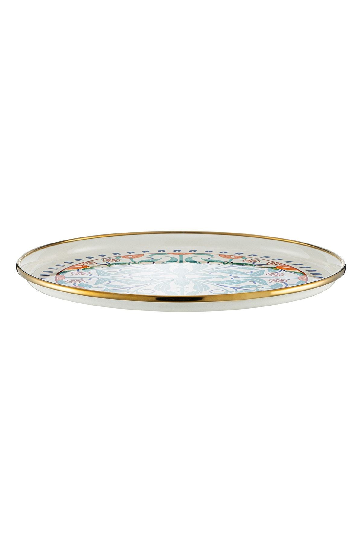 Hasbahçe enamel cake plate 21 cm