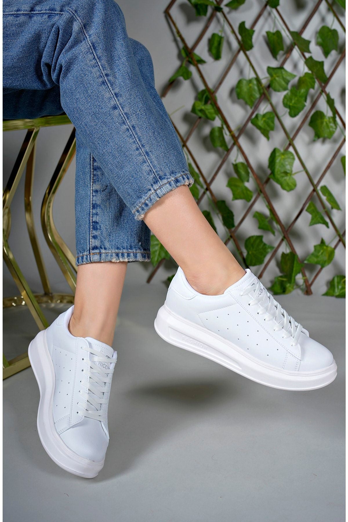 Kadın Sneaker 0012156 Beyaz Cilt