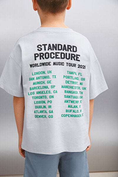 INNES Erkek Gri T-Shirt