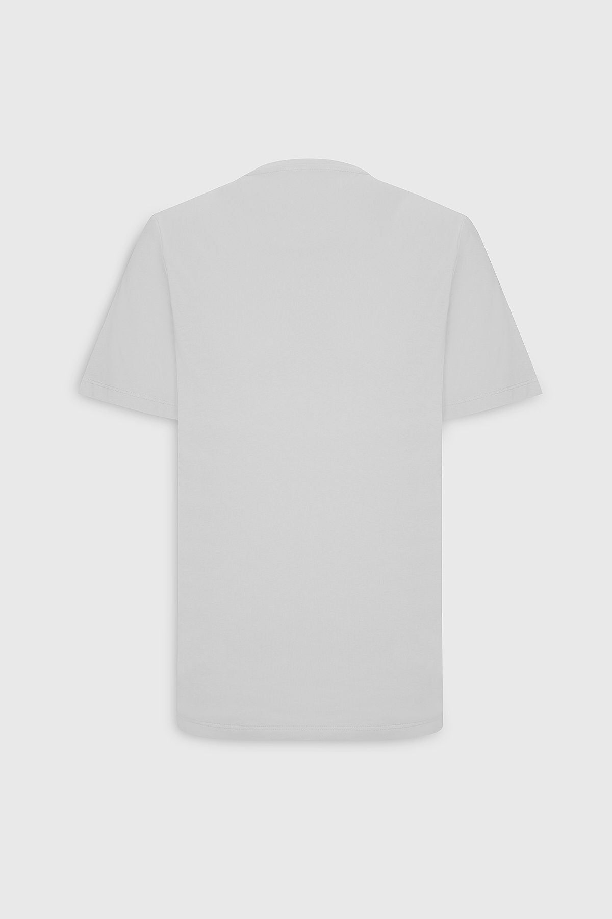 Men's white 100 %cotton slim fit narrow cut bike bike Basic T -shirt