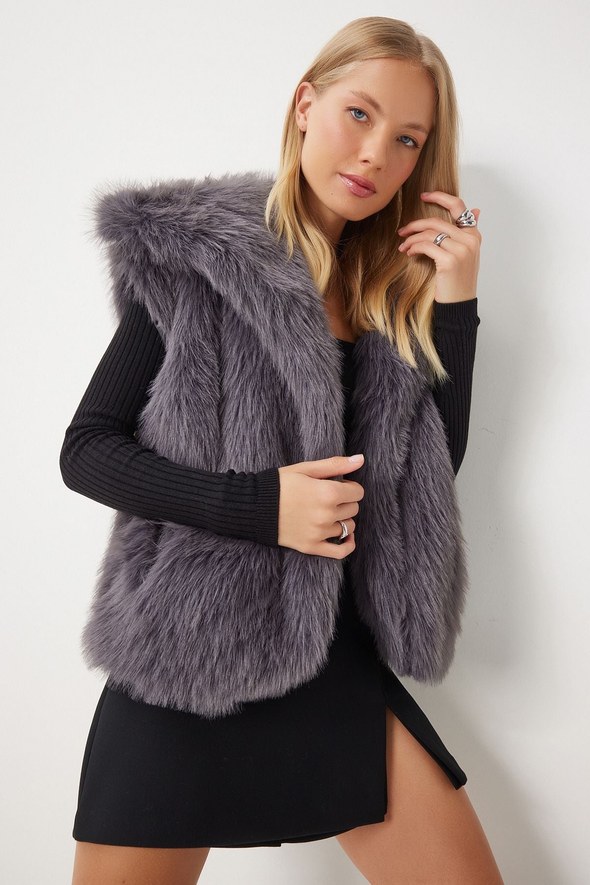 WOMEN'S ARRASİT ARTIA FUR VEST YL00003