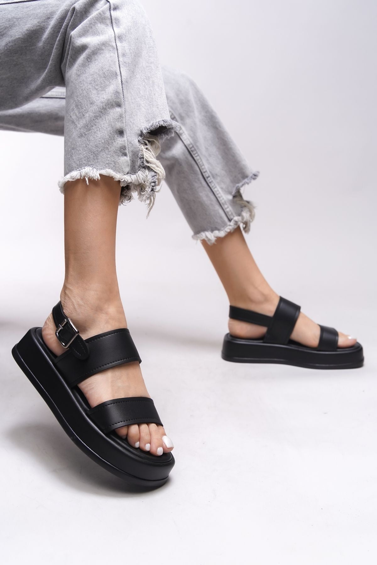 Nanletha Woman Sandals 0012794 Black Skin
