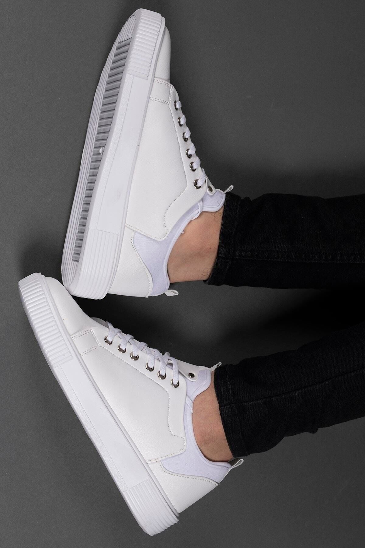 White Unisex Sneaker 0012658