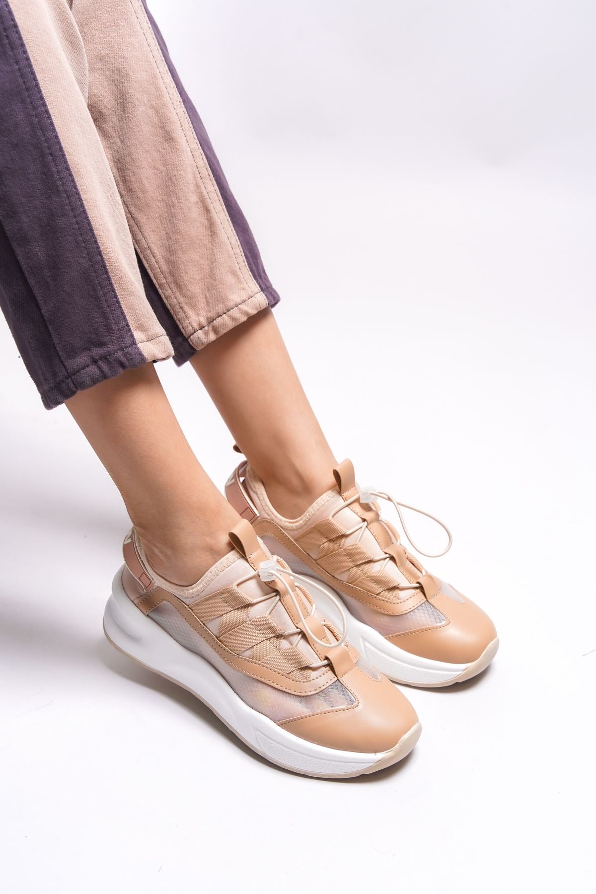 Yeelluna women sneaker 00122353 beige