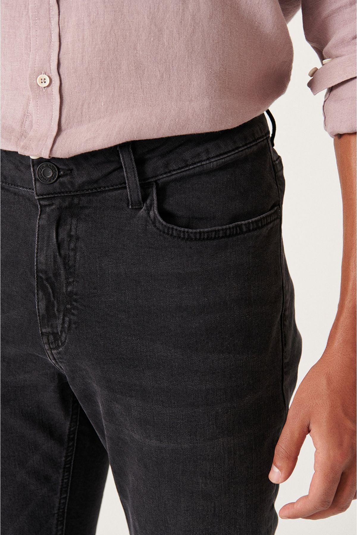 Men's anthracite Wash Wash Lyan Jean Trousers E003524