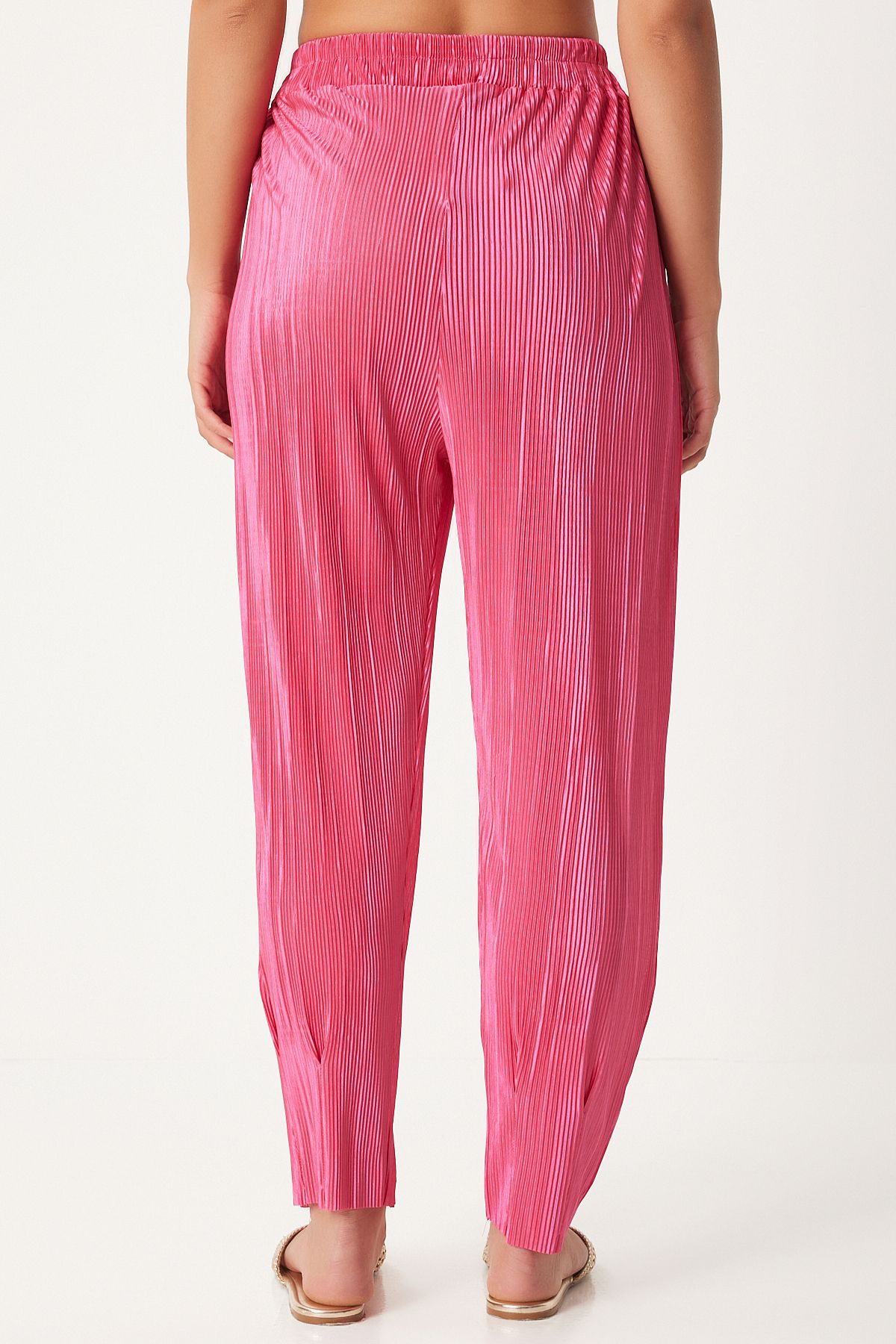 Woman Pink Stylish button pants pants set FN03235