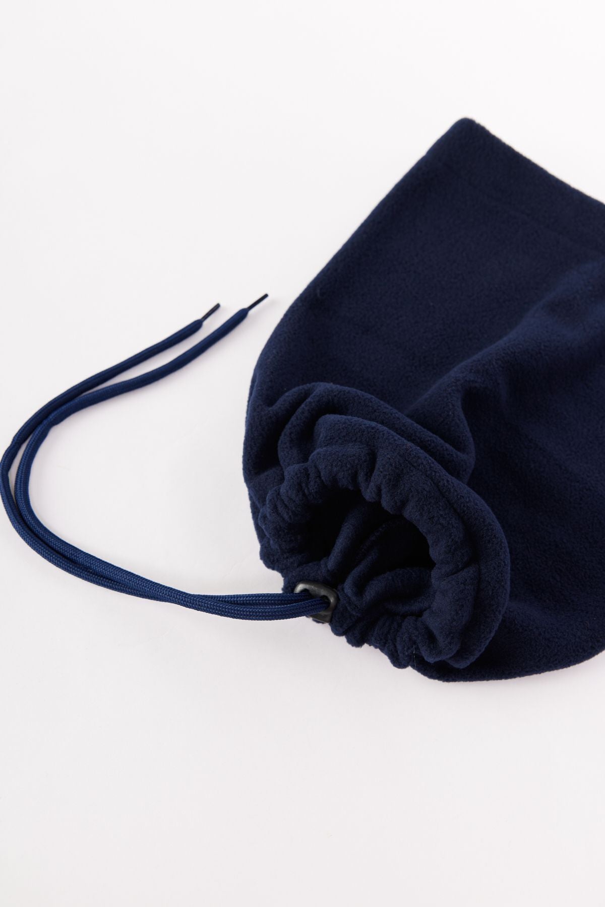 Men's navy blue anti-pilling hot water repulsive fleece beanie neck collapses set