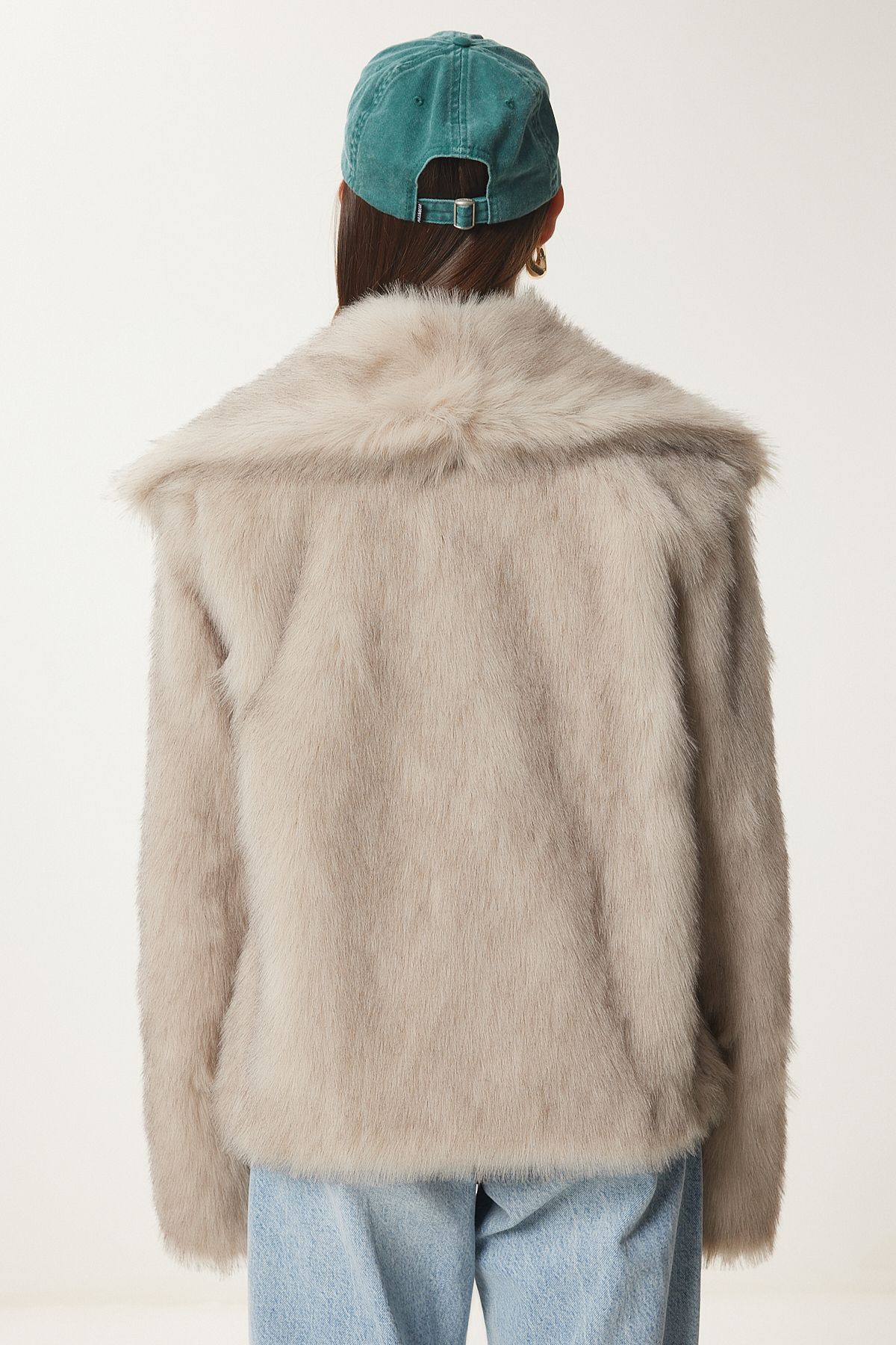 Female Mink Shawl Yaka Primer Artificial Fur Jacket UL00048